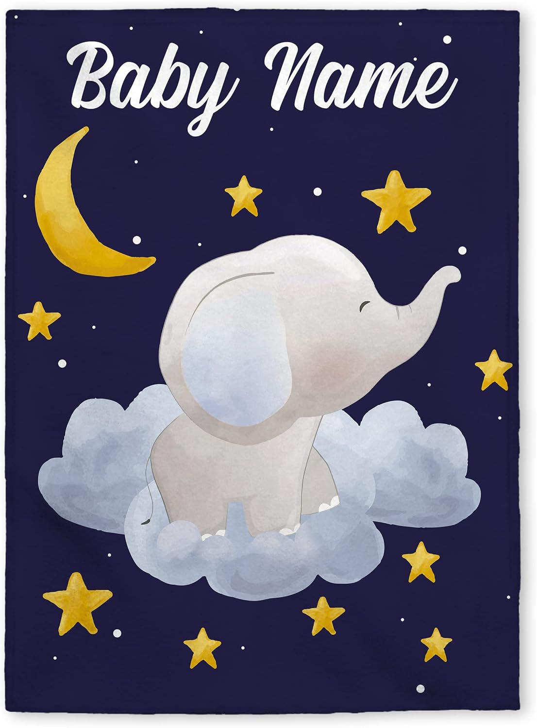 BLISSB Personalized Baby Blanket,Baby Name Blanket