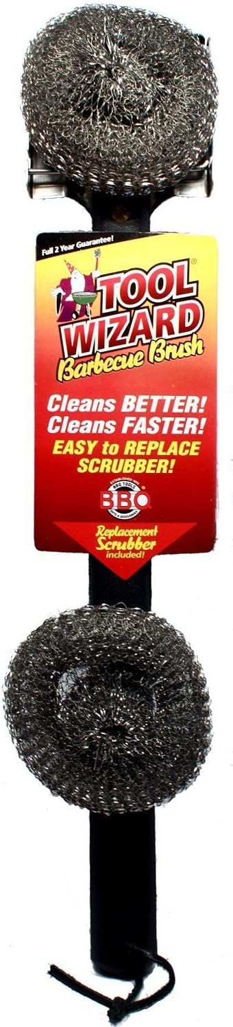 Toolwiz, Tool Wizard Grill Brush with extra scrubber