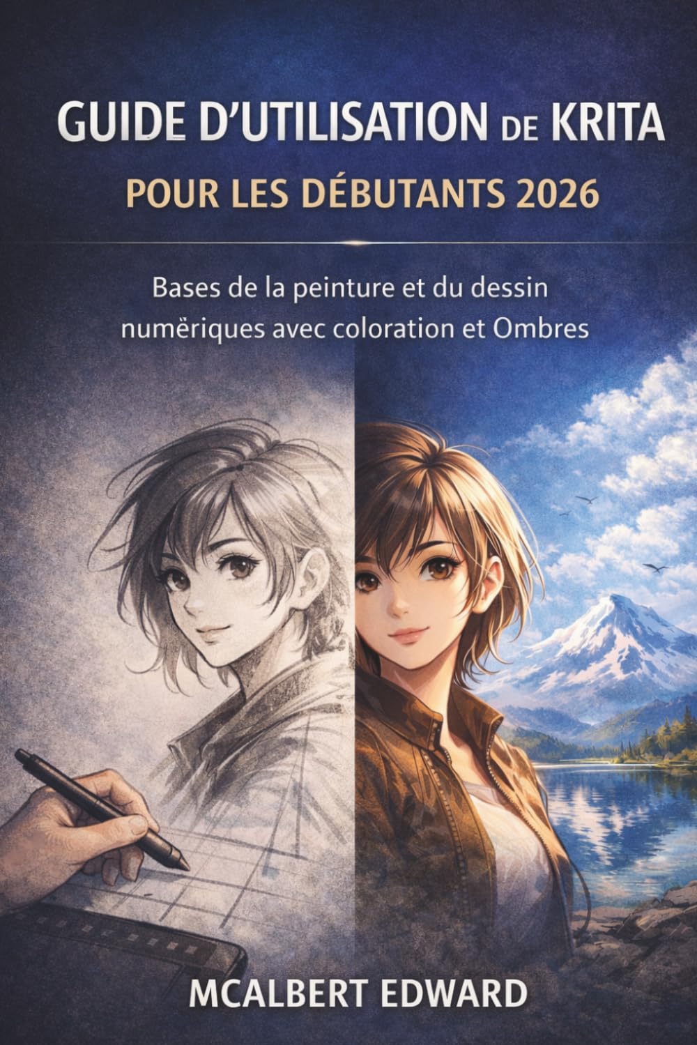 GUIDE D'UTILISATION DE KRITA POUR LES DÉBUTANTS 2026: Bases de la peinture et du dessin numériques avec coloration et Ombres