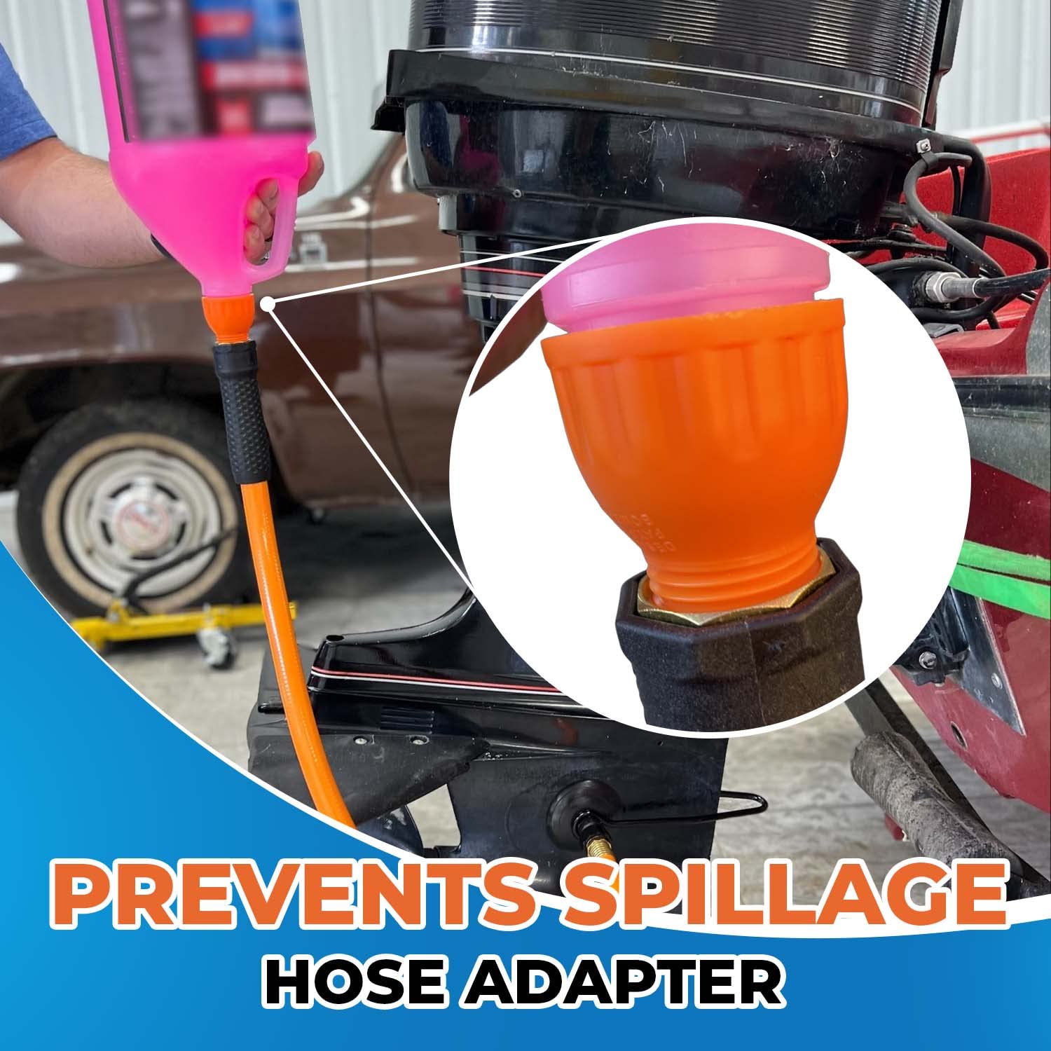 RV Antifreeze No Splash Bottle Adapter