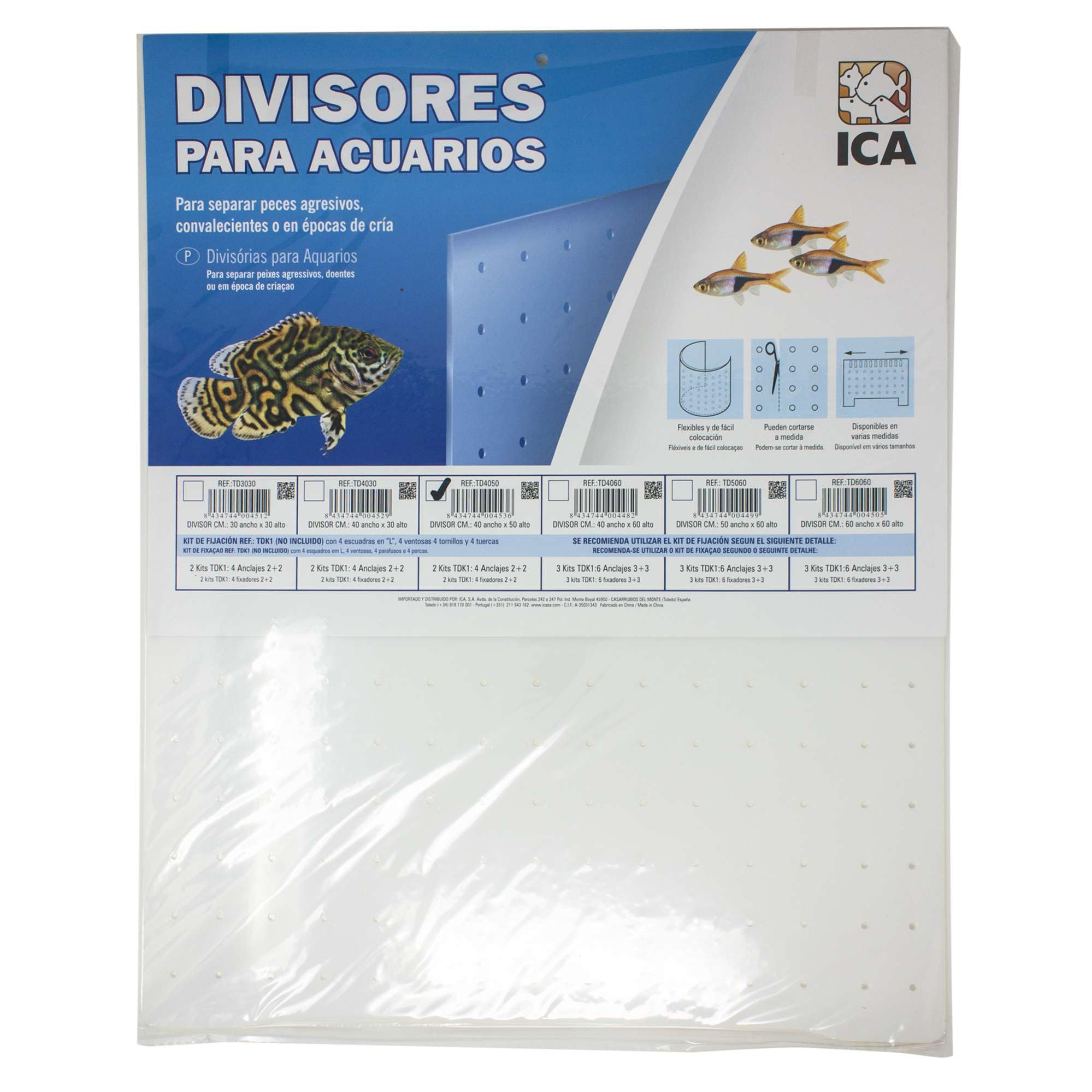ICA Tank-Trenner, 40 x 50 cm, 280 g