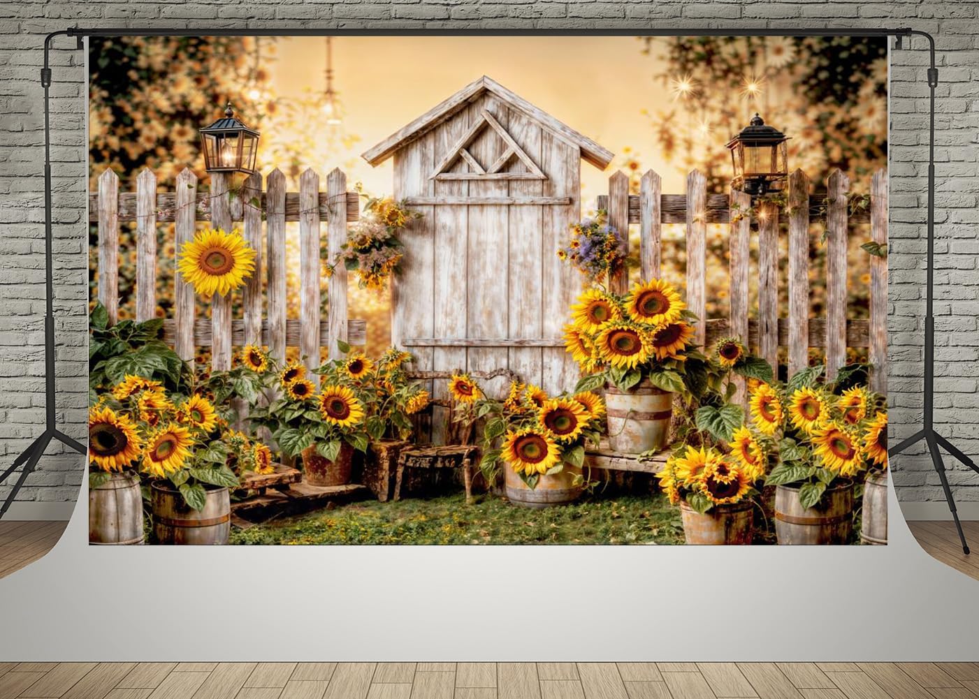 Amazon.com: Kate 7x5ft Spring Nature Scenic Sunflowers Photography ...