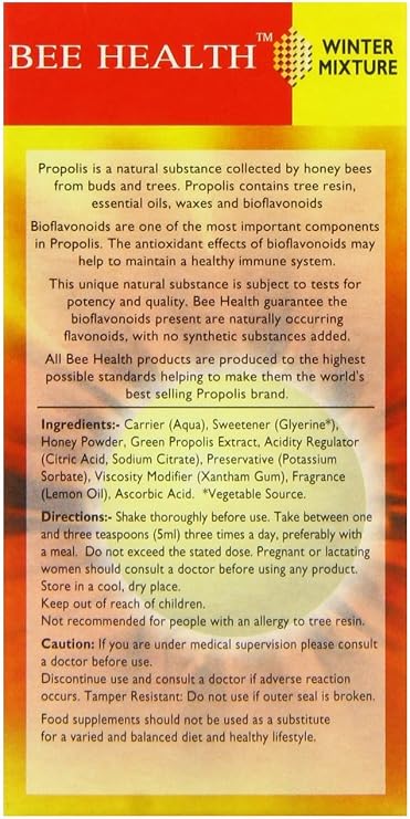 Bee Health Propolis Winter Mix 100ml