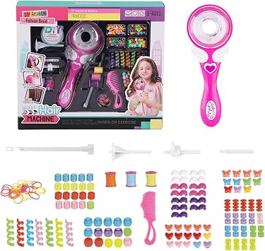 Automatic Hair Braider, Electric Hair Braiding Machine for Girls, DIY Styling Kit with Accessories, Braider Styling DIY Tool Beauty Fashion Salon Kits Large Box