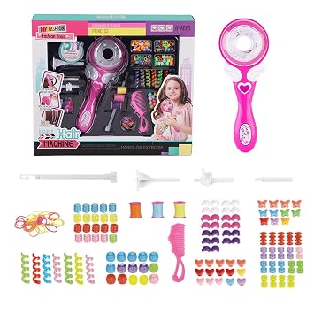 Automatic Hair Braider for Kids, Electric Hair Braiding Machine, DIY Hair Decorations Styling Tools Kit,Braid Hair Braiding Tool for Little Girls Large box