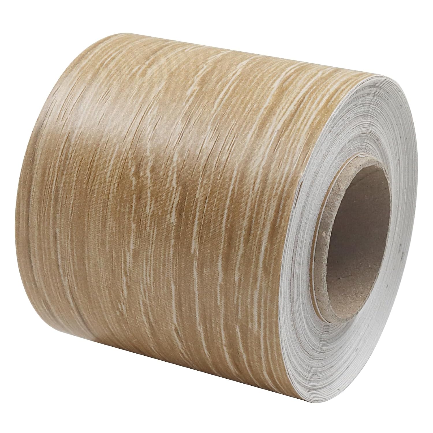 BokWin 1 Pack Wood Grain Repair Tape Self Adhesive Repair Patch for Furniture Floors Tables Doors DIY Projects 2 Inch x 33 Ft Yellow Oak Grain Home Decor Fix