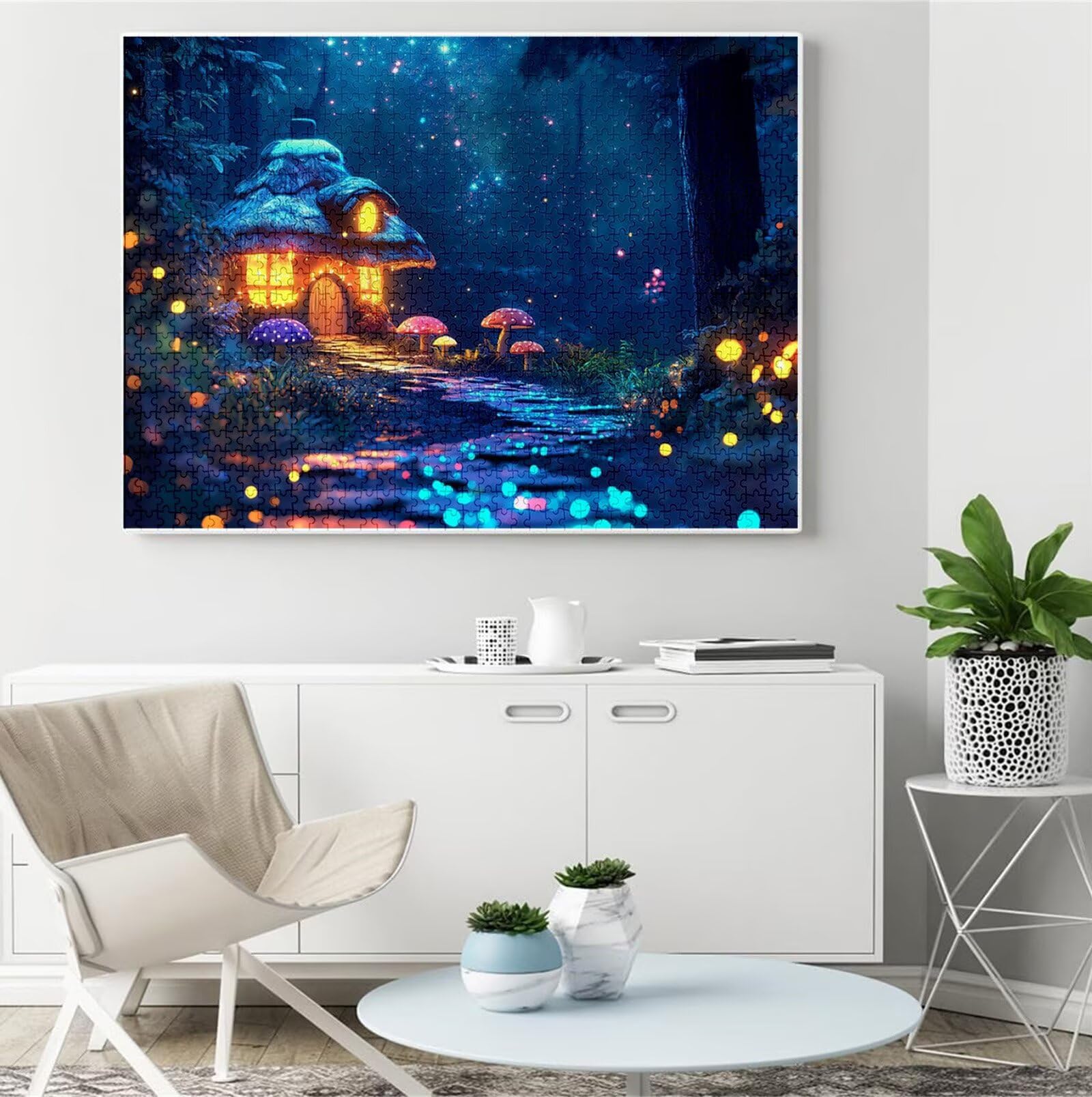Traum Puzzle 1500 elementów, grzyb Jigsaw Puzzle dla dorosłych, jakość premium, klasyczne puzzle, "zrób to sam", duże maty do puzzli, 87 x 57 cm, gra dla całej rodziny lub dekoracja, prezent B-2875