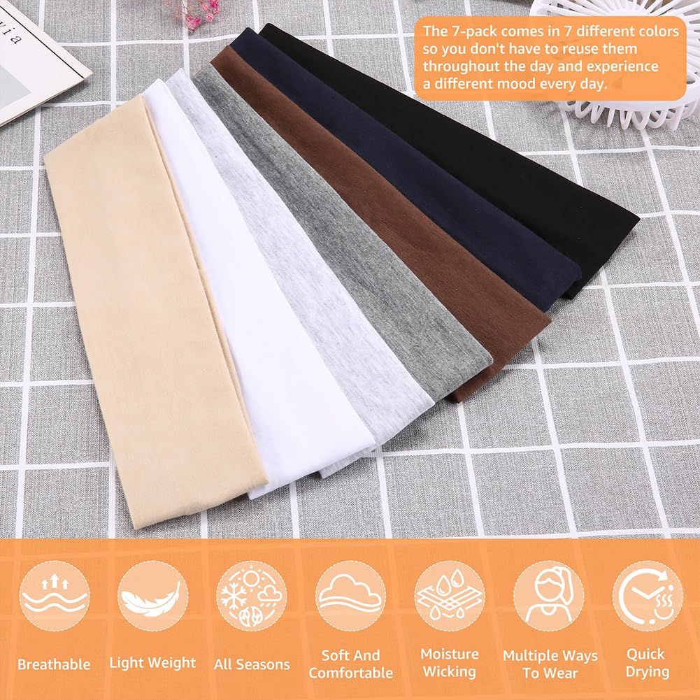 Sports Headband 18pcs Set Plastic Wavy Hair Comb Headband Sharks Tooth Hair Band Accessories Set for Women Men Girls for Exercise Fitness - Image 4