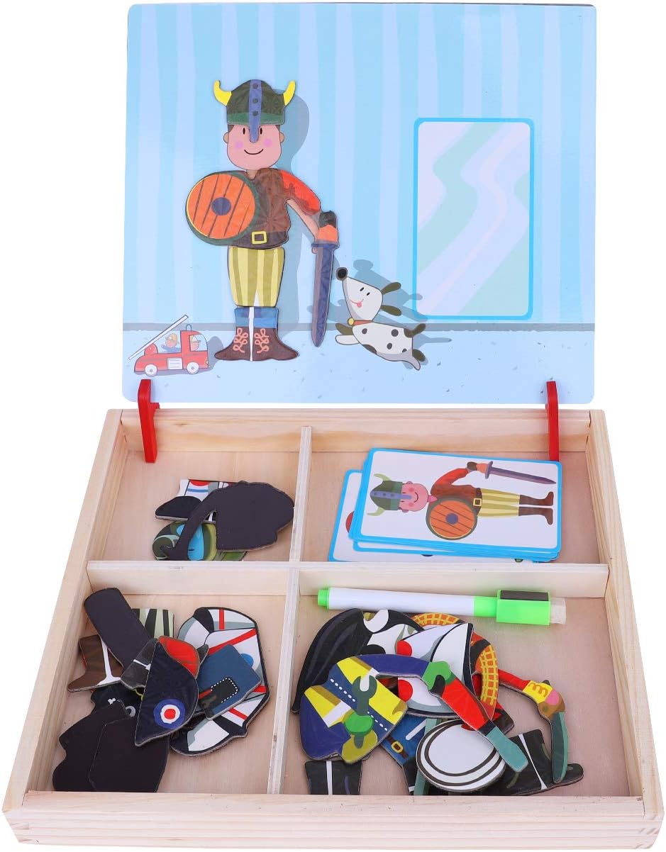 FakeFace Children Wooden Jagsaw Puzzle Game Toys Early Learning Educational Toys DIY