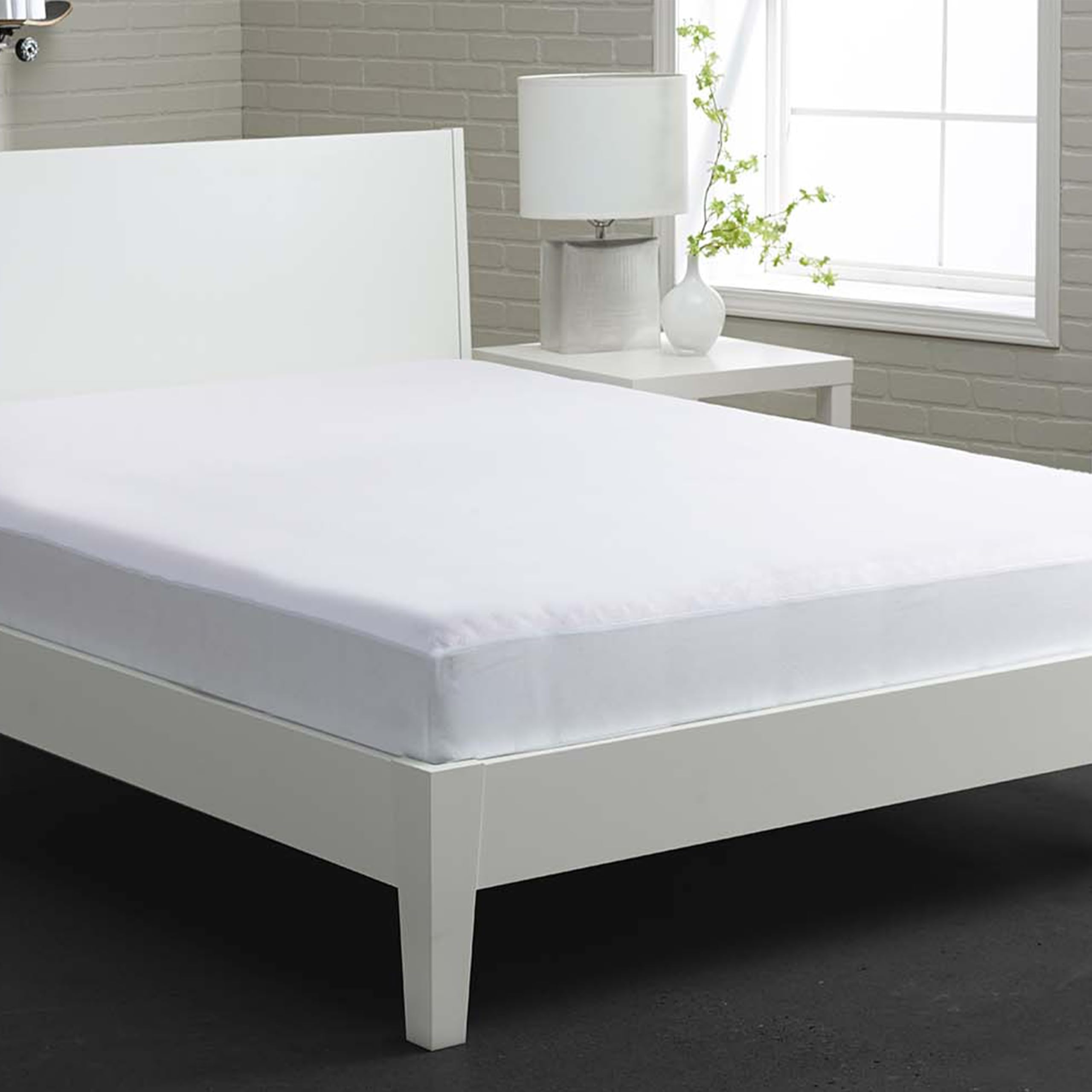 Bedgear Coprimaterasso Basic per letto king size, tessuto leggero, silenzioso, impermeabile, lavabile in lavatrice