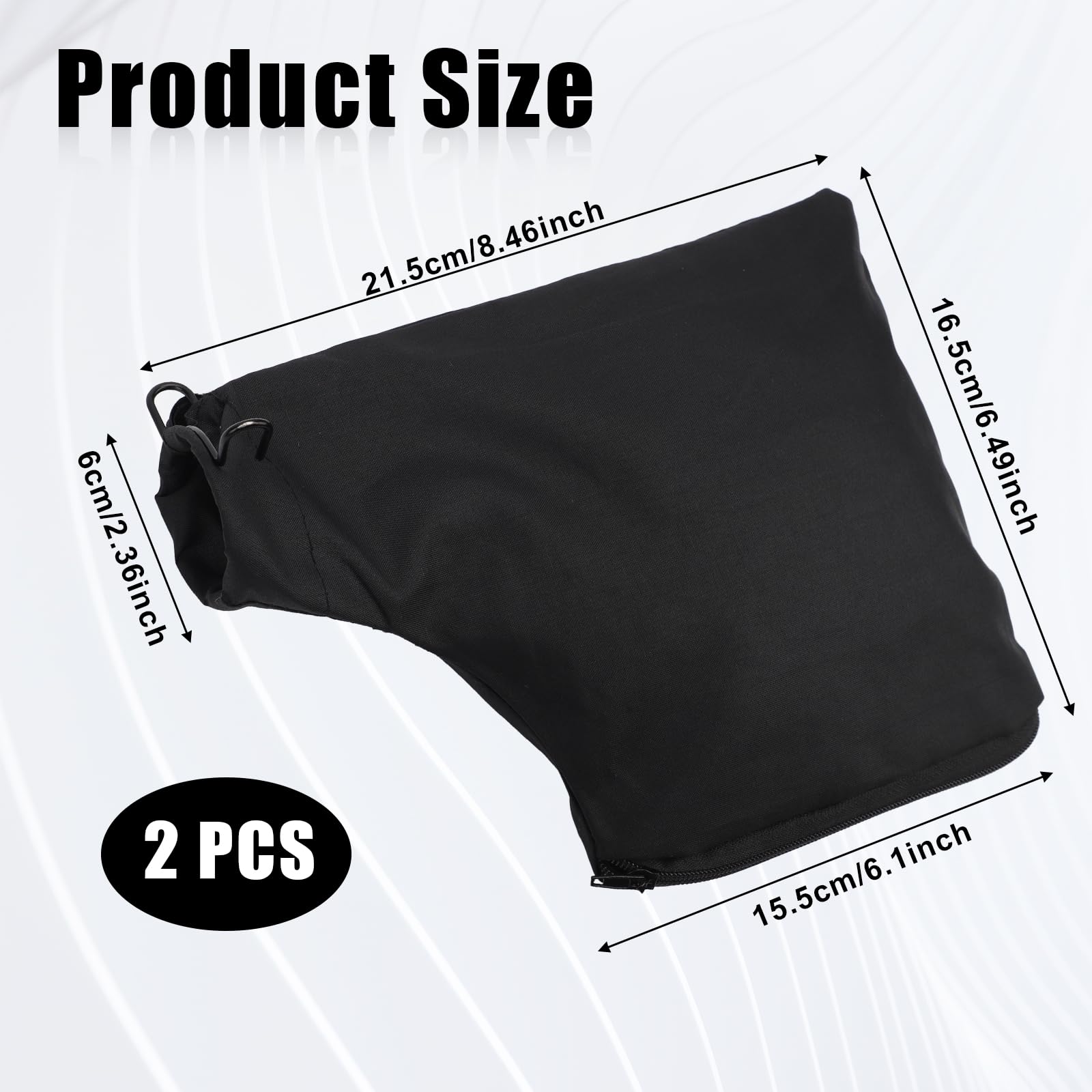 Sacchetti Per Collettore Polvere Per Troncatrice - 2 Pezzi Con Cerniera, Per Sega E Levigatrice - Foto 8