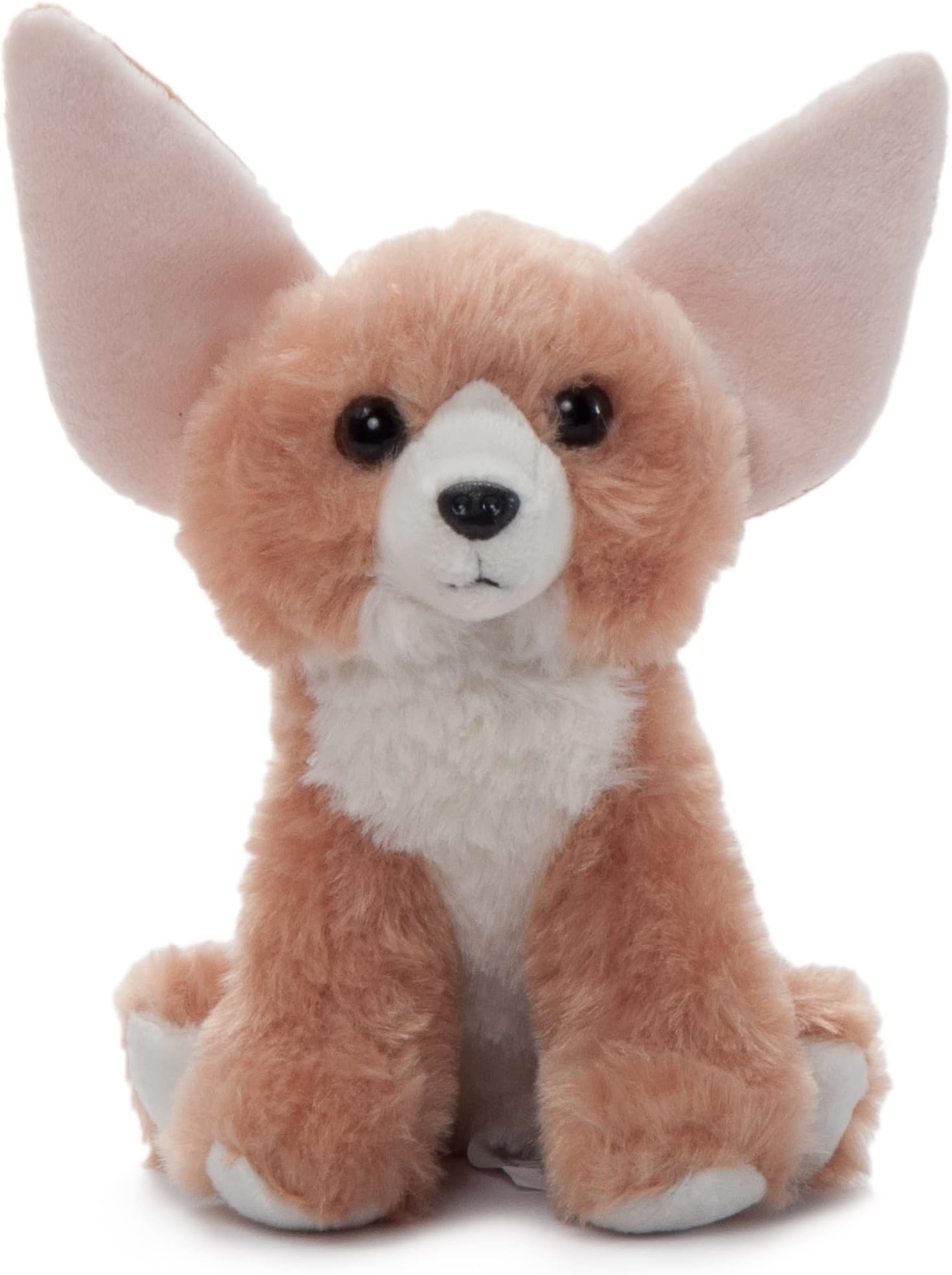 The Petting Zoo Fennec Fox Stuffed Animal Plushie, Gifts for Kids, Wild Onez Babiez Zoo Animals, Fox Plush Toy 6 inches
