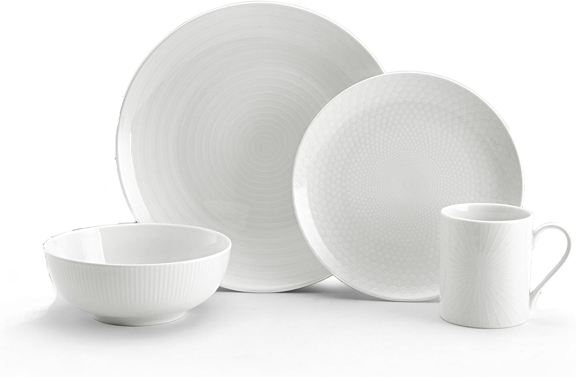 Mikasa Cheers White 40-Piece Cheers Dinnerware Set, Service for 8