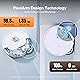 roborock Qrevo Master Robot Vacuum and Mop Combo, 10,000Pa Suction, FlexiArm Design Side Brush & Mop, Auto Mop Washing & Drying, Self-Emptying&Refilling, Dock Self-Cleaning, Obstacle Avoidance, White Product Image 3