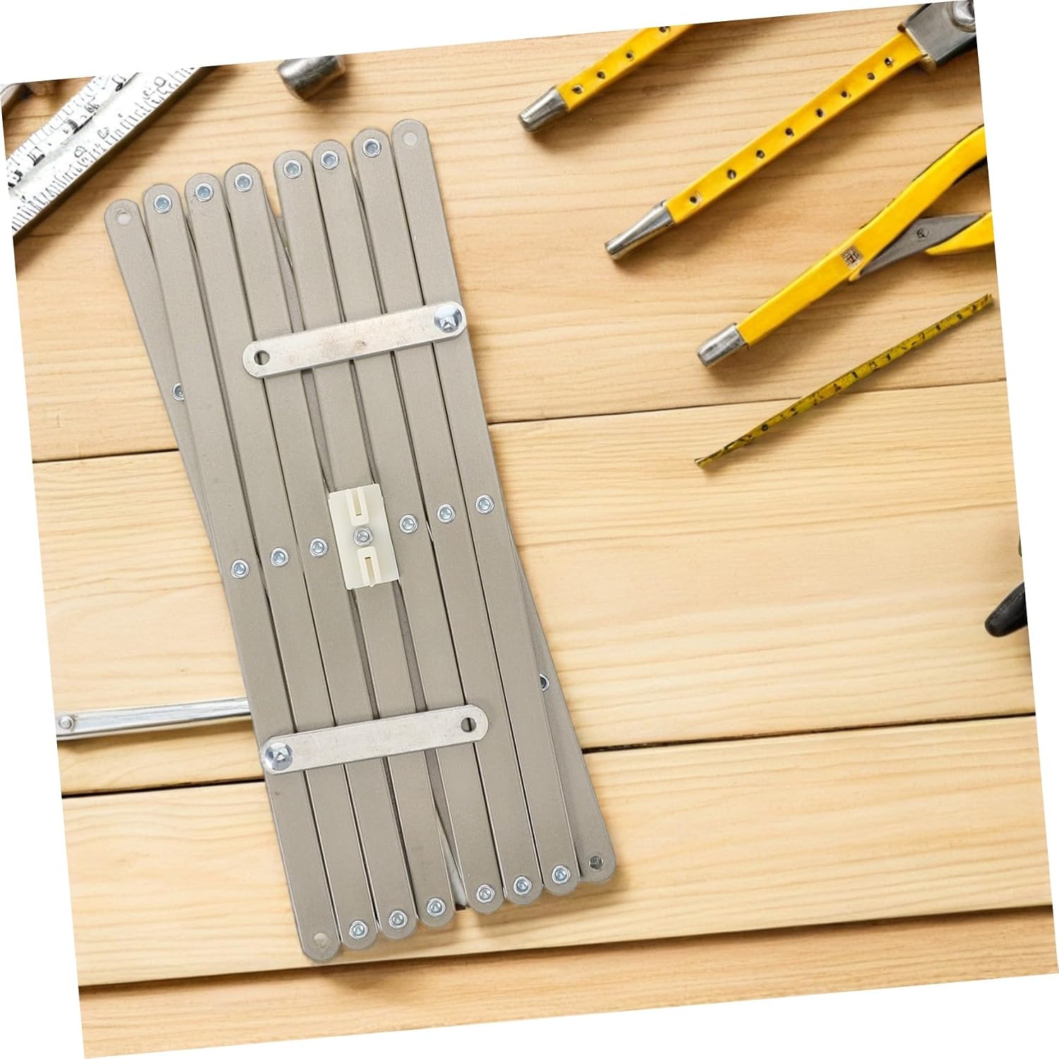 Folding Clothes Rack Rail Retractable Towel Storage Rack Rail Carbon Steel Wall Mounted Silver Gray for Bathroom Laundry Drying