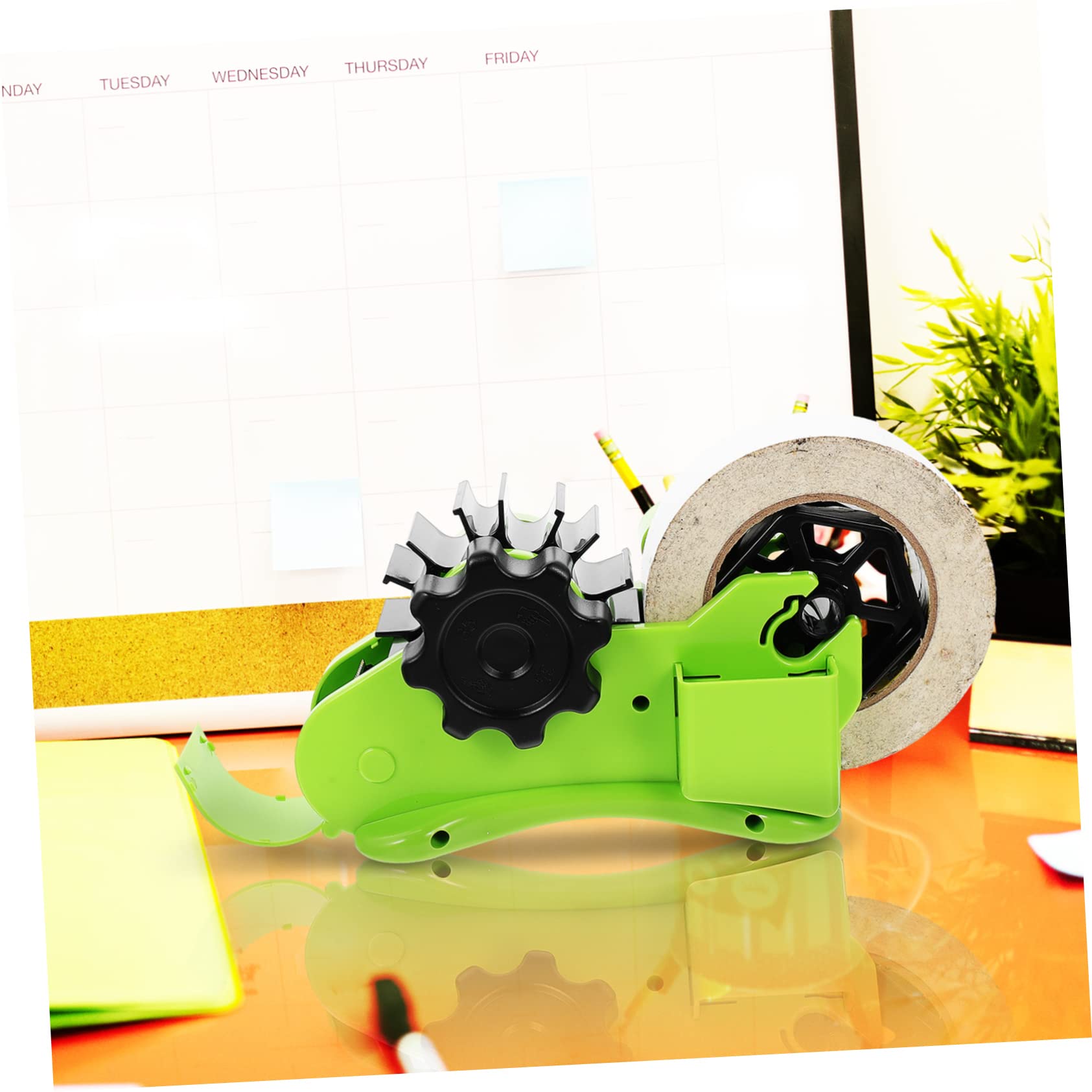 MAGICLULU Dispenser per Nastro Adesivo Termico Supporto da Tavolo per Distributore di Nastro Taglierina Pratica per Adesivo Realizzato Materiali di Durevole e Utilizzabile