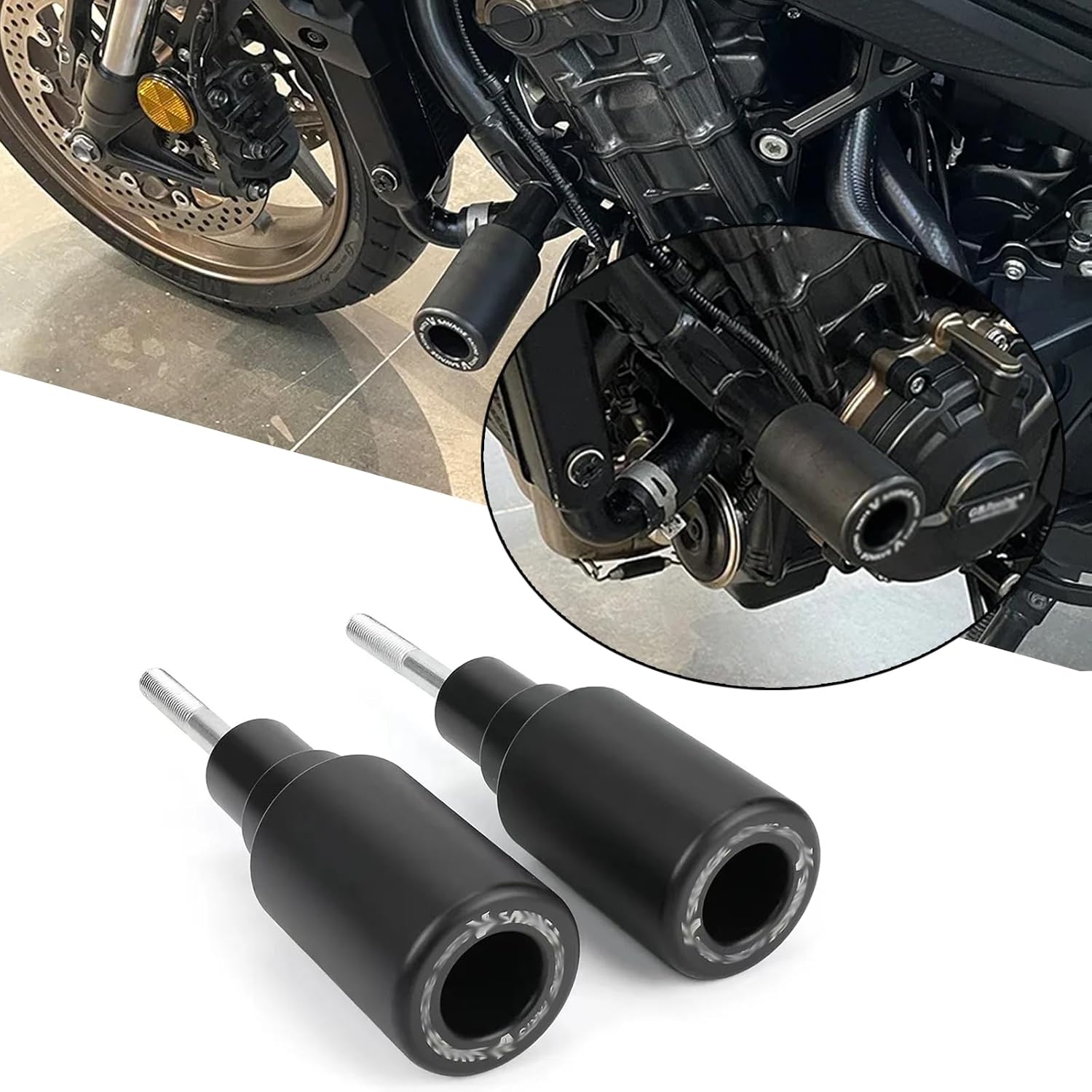 FOR CB650R 2024 Frame Slider Anti-collision Protector For Honda CB650R 2019-2023 Motorcycle Accessories Anti-fall Protection Frame Engine Anti-collision Pad Motorcycle Accessories