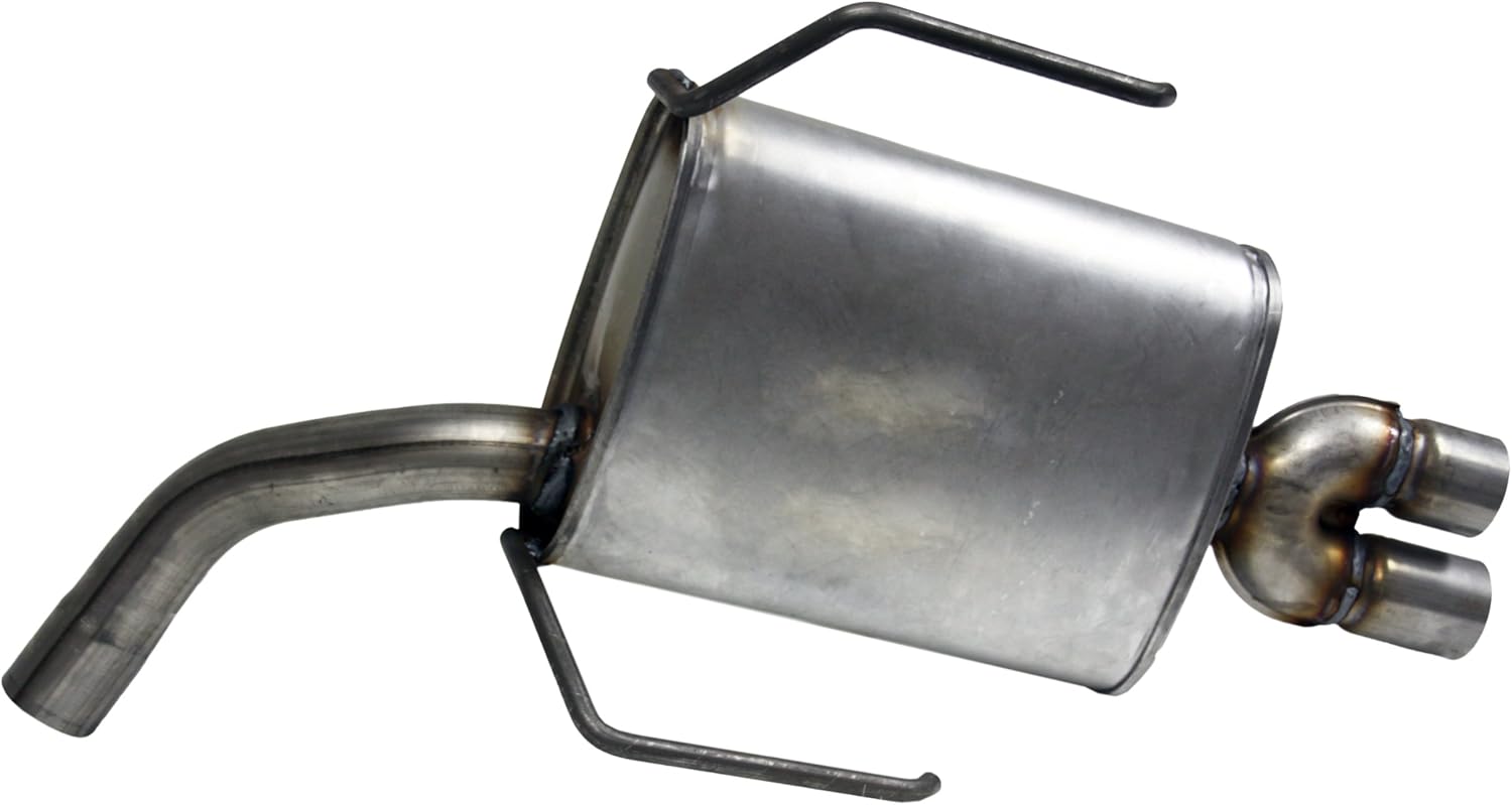 Walker Quiet-Flow SS 53830 Direct Fit Exhaust Muffler Assembly 2" Inlet (ID) 2.25" Outlet (OD) for GMC Acadia