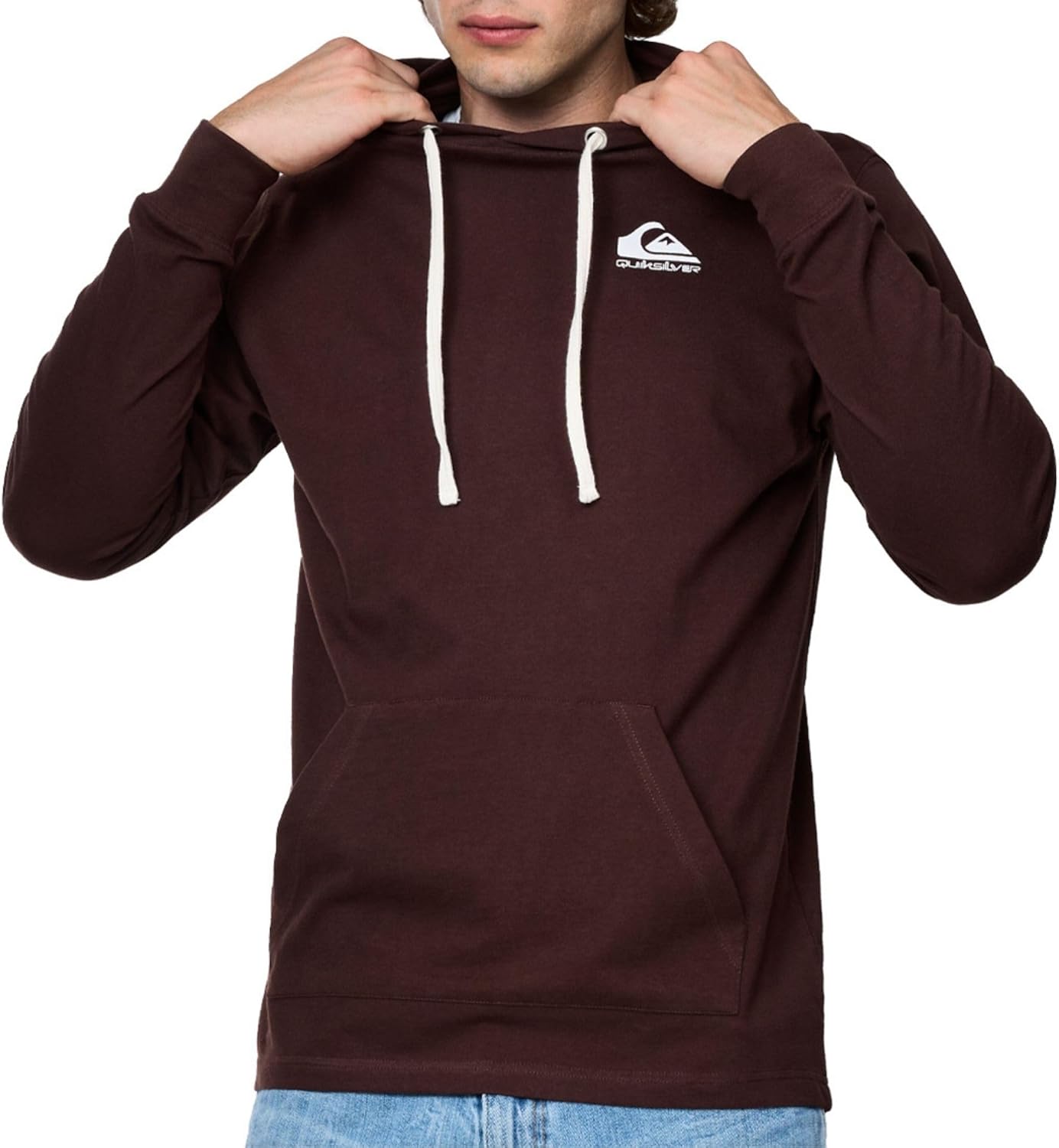 Quiksilver Hoodies for Men, Big and Tall Jersey Pullover Lightweight Sweatshirts for Men, Cotton Casual Hoodie
