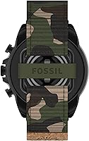 Vista 3 de Fossil Reloj inteligente con pantalla táctil Gen 6 de 1.732 in para hombre con Alexa integrado, rastreador de actividad, rastreador de sueño