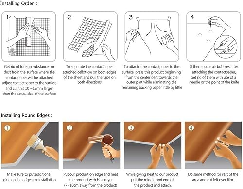 Miniatura 5 de UPREDO Papel tapiz de vinilo texturizado mate de color sólido, papel tapiz adhesivo para estantes, papel decorativo para el hogar, 15.8 x 79