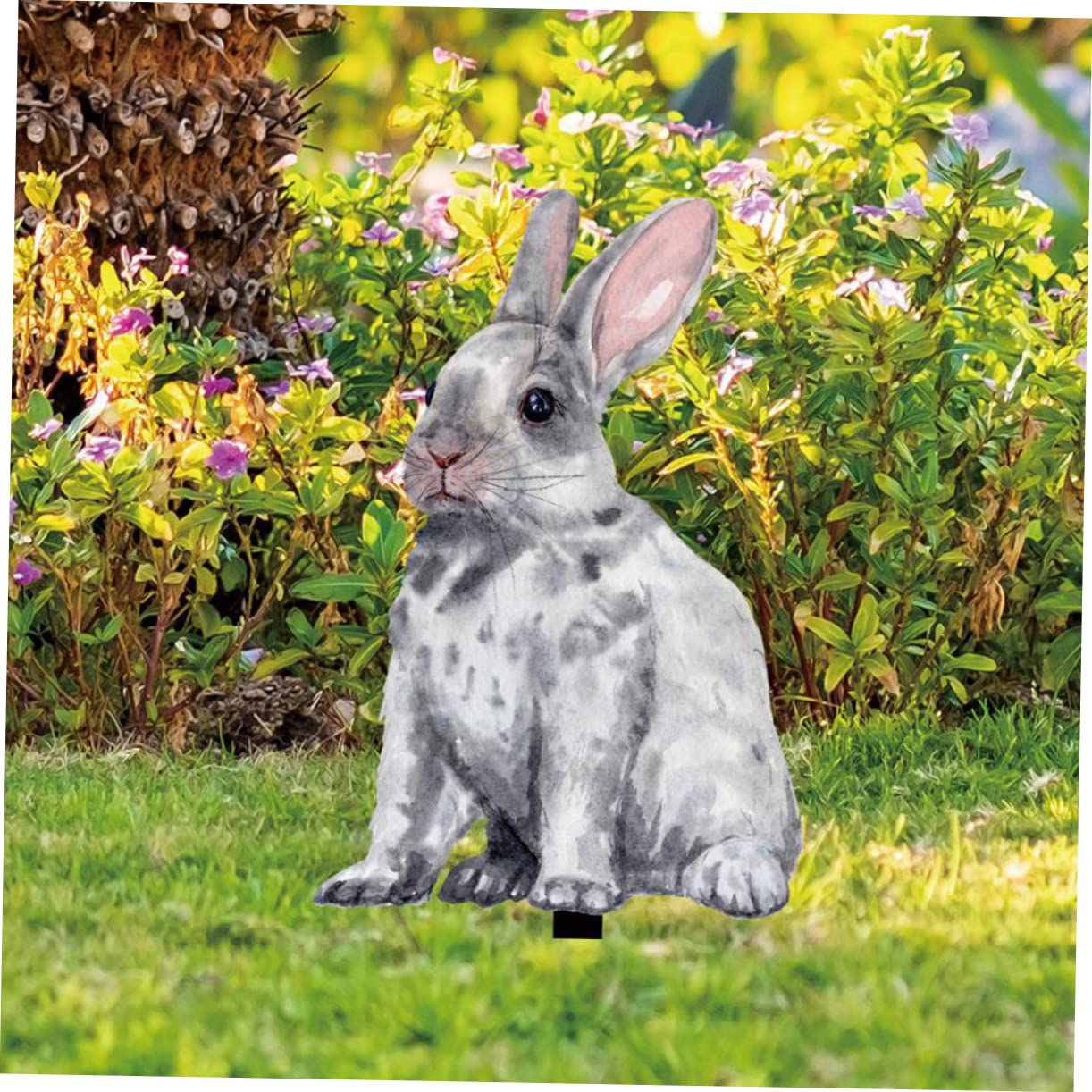 Sosoport 3 Sätze Gartendekoration Einsatz Easter Decoration Terassendeko Gartenfigur Gnomengarten Gartenzwerge Im Freien Osterhofdekorationen Im Freien Hofschild Mit Pfahl Acryl 2 Stück * 3