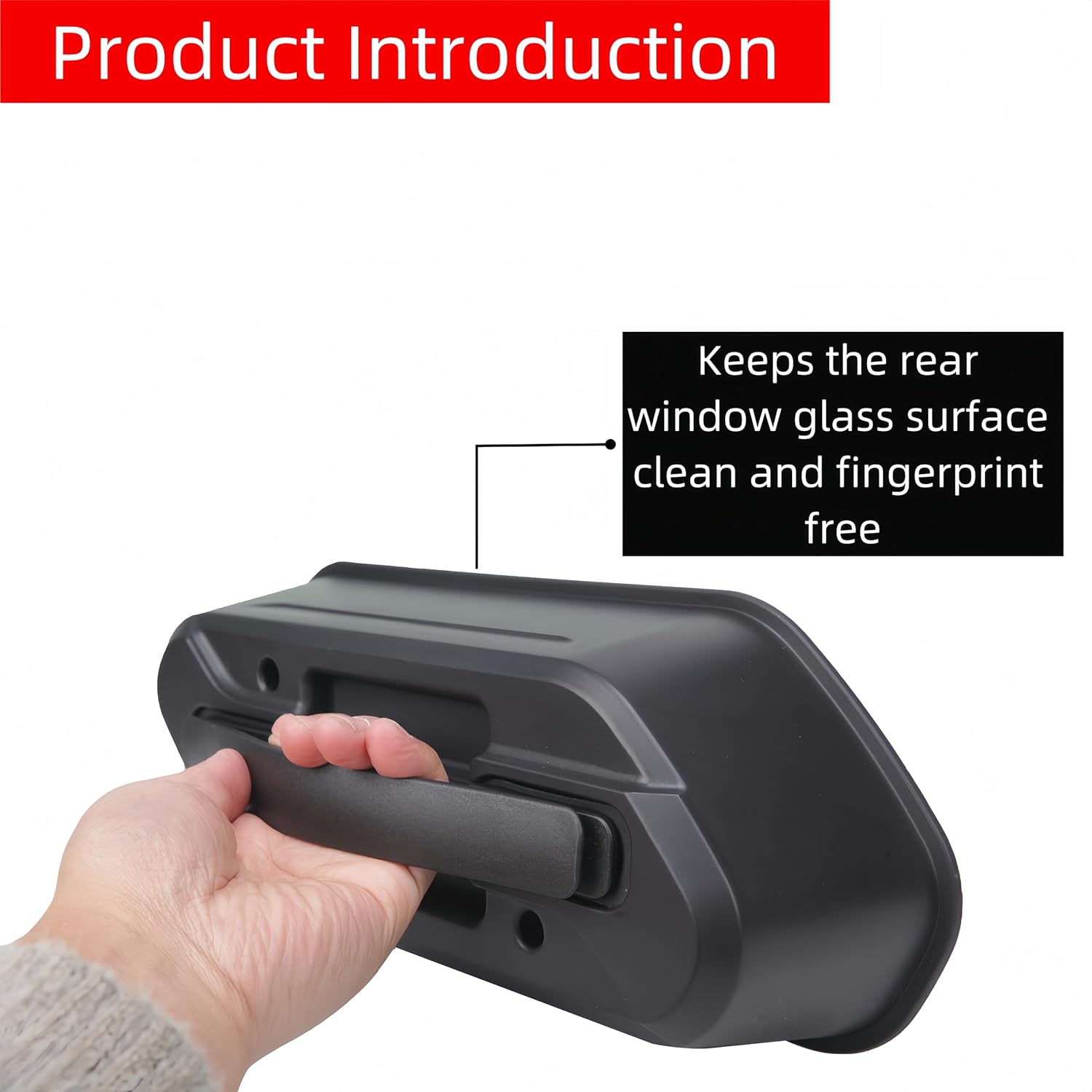 POETRYXIAO Rear Defogger Cable Cover and Window Grip Handle Kit for Jeep 2018-2024 Wrangler JL/Wrangler 4xe,Wrangler Interior Accessories