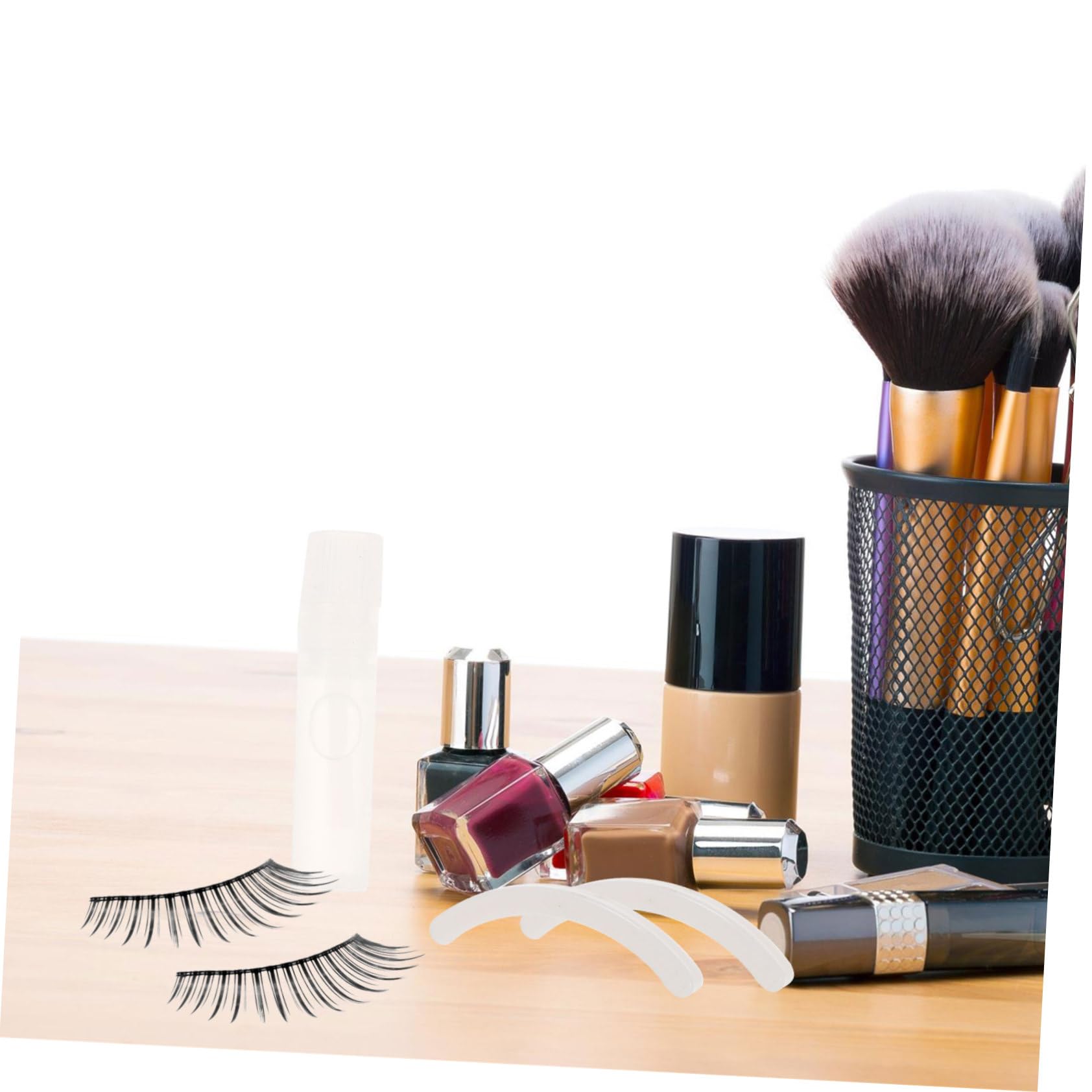 HAPINARY Lash Extension Grafting Holder Clip 11pcs Lash Display Holder Set White for Birthday Present for Women