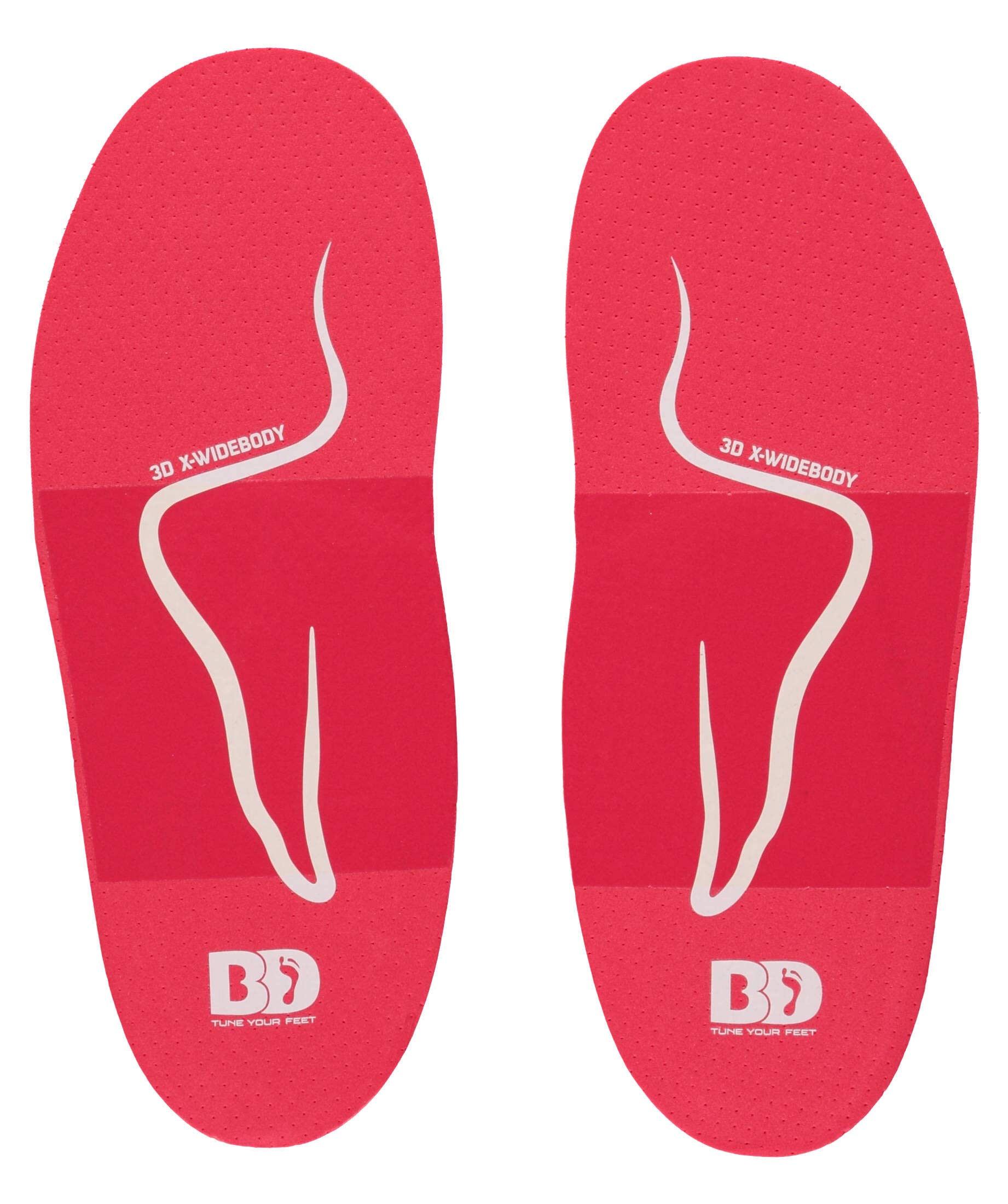 Bootdoc Wintersteiger AG 01-0409-021 BD Insoles 3D X-WIDEBODY S9 004 Red 40-41
