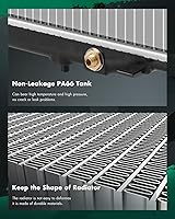 Vista 6 de SCITOO 2599 Radiador Fit 2003-2007 para Honda para Accord 2.4L