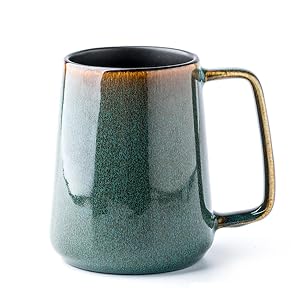 Large Ceramics Coffee Mugs 24 oz Large Handle Design Extra Large Tea and Coffee Cup for Office and