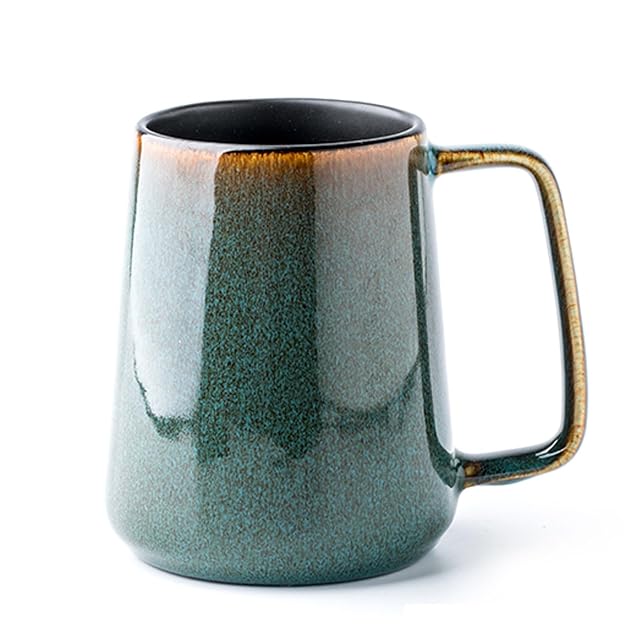 Large Ceramics Coffee Mugs 24 oz Large Handle Design Extra Large Tea and Coffee Cup for Office and