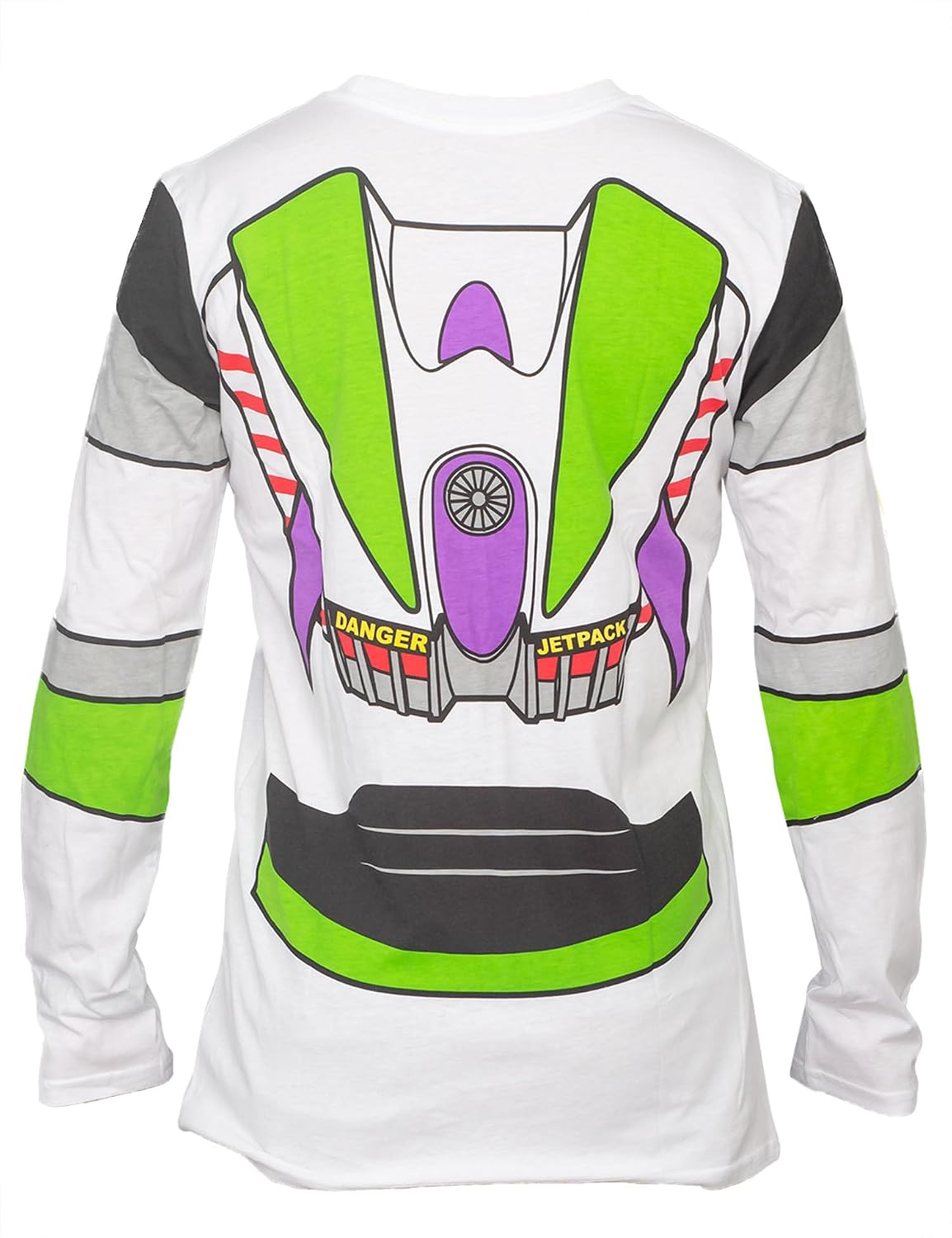 Mad Engine Buzz Lightyear White Long Sleeve T-Shirt for Men’s & Women’s