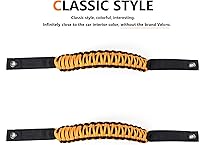 Vista 2 de Asas de Agarre para Barra Antivuelco para Ford Bronco 2021 2022 2023 2024 2025 de 2 Puertas 4 Puertas Accesorios Mango de Agarre de Paracord, Sin