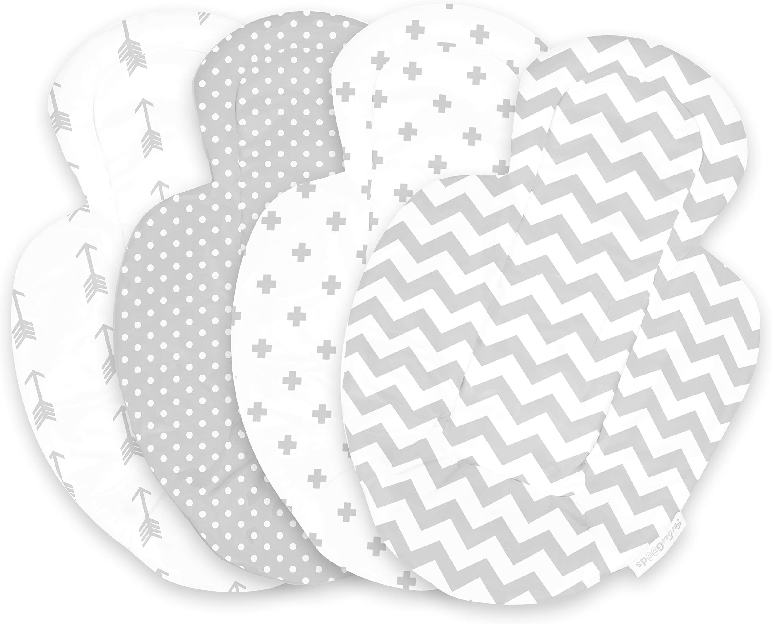 Infant Insert Compatible with 4Moms Mamaroo & Rockaroo – Car Seat Insert 2 Pack – Reversible Infant Car Seat Insert – Soft Plush Minky Car Seat Head Support Insert