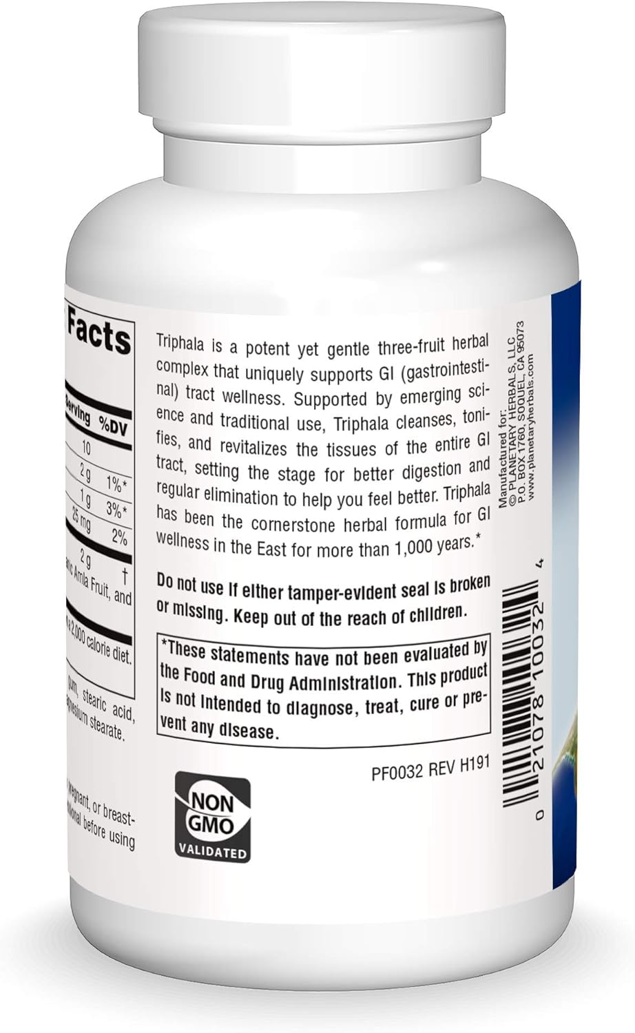 Planetary Herbals Triphala 1000mg - 90 Tablets : Health & Household