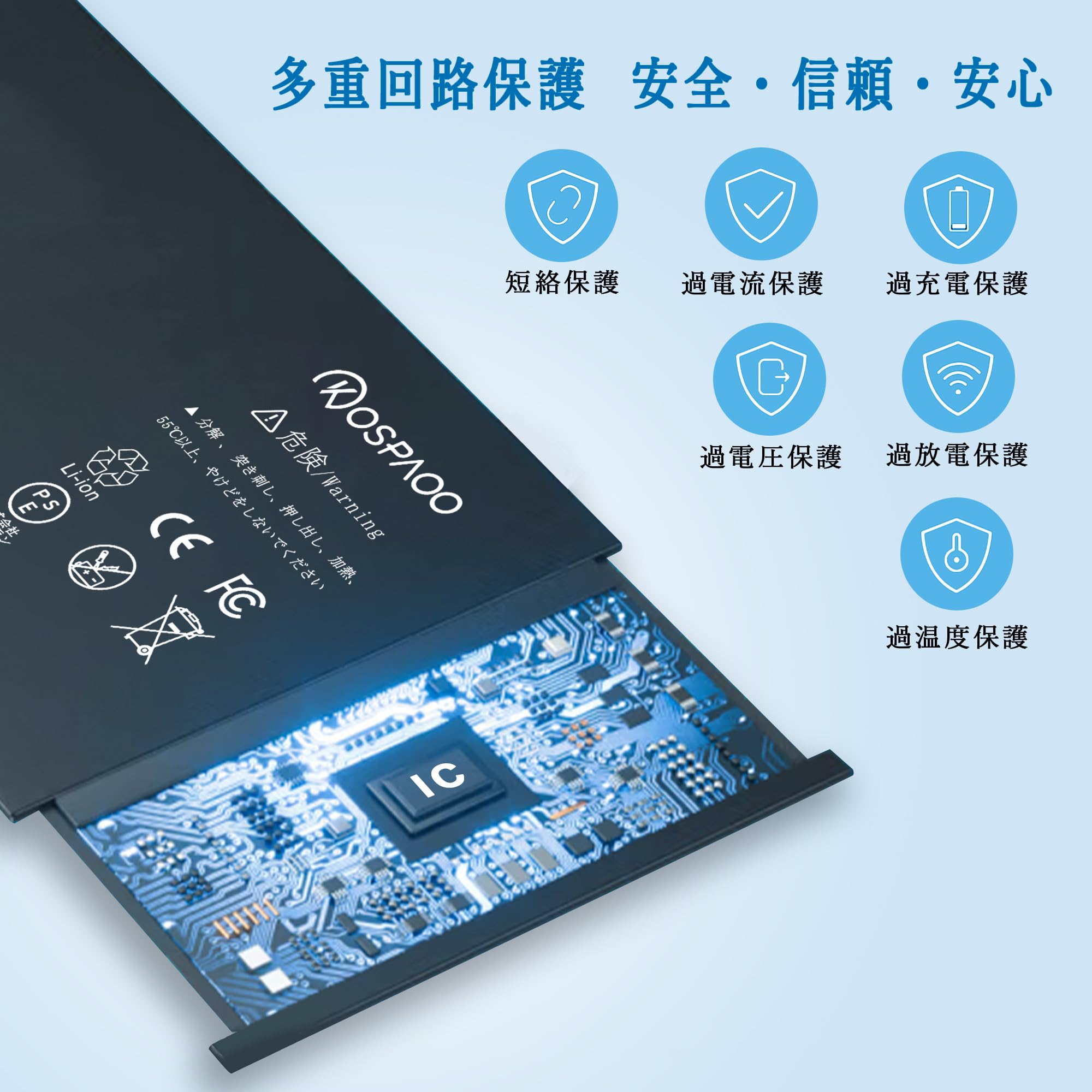 Amazon.co.jp: KOSPAOO for MacBook Air 13インチ バッテリー 互換
