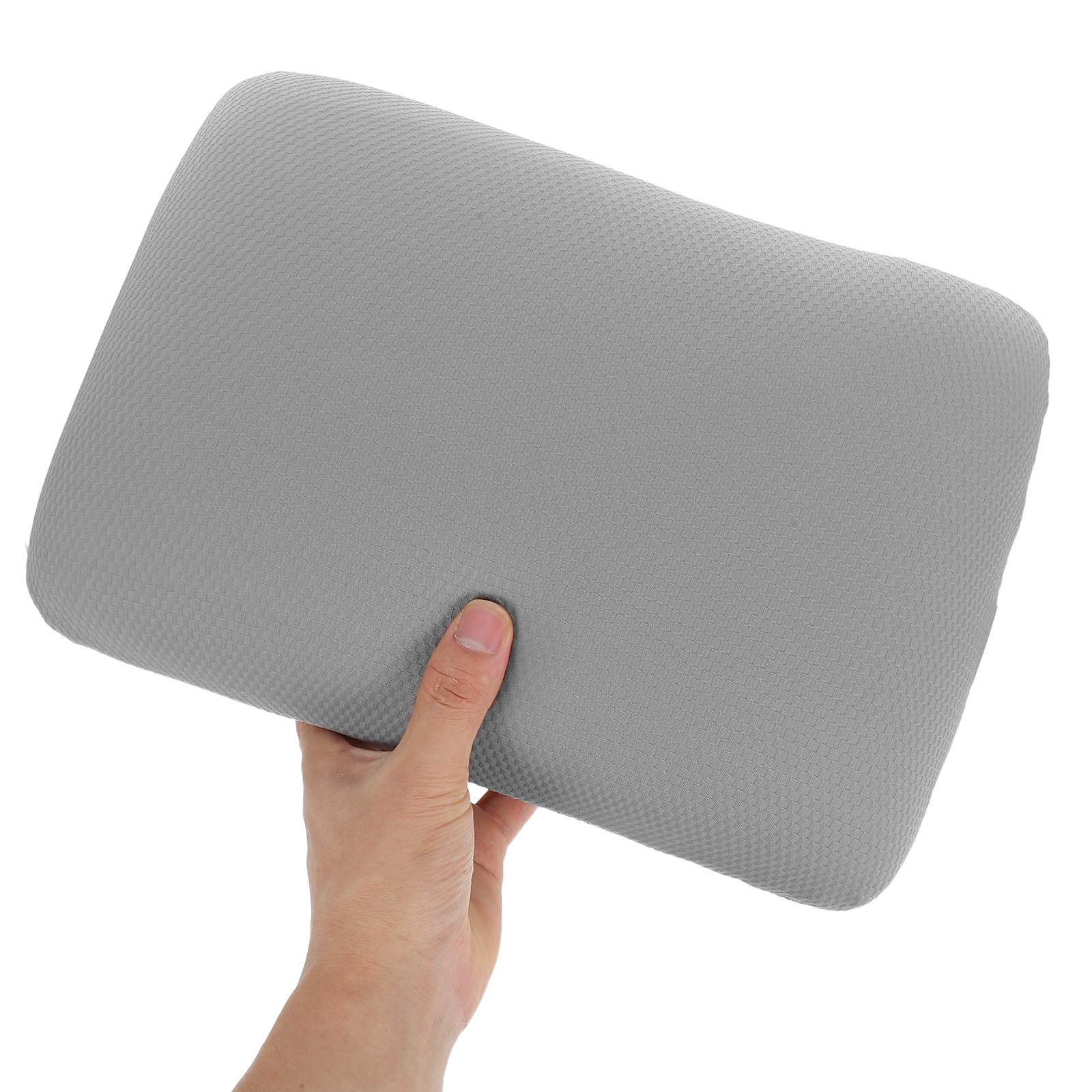 Healeved Cuscino da Viaggio in Memory Foam con Fodera Rimovibile Effetto Rinfrescante, Supporto Collo Ergonomico per Aereo, Treno e Campeggio, con Borsa Portaoggetti per Adulti