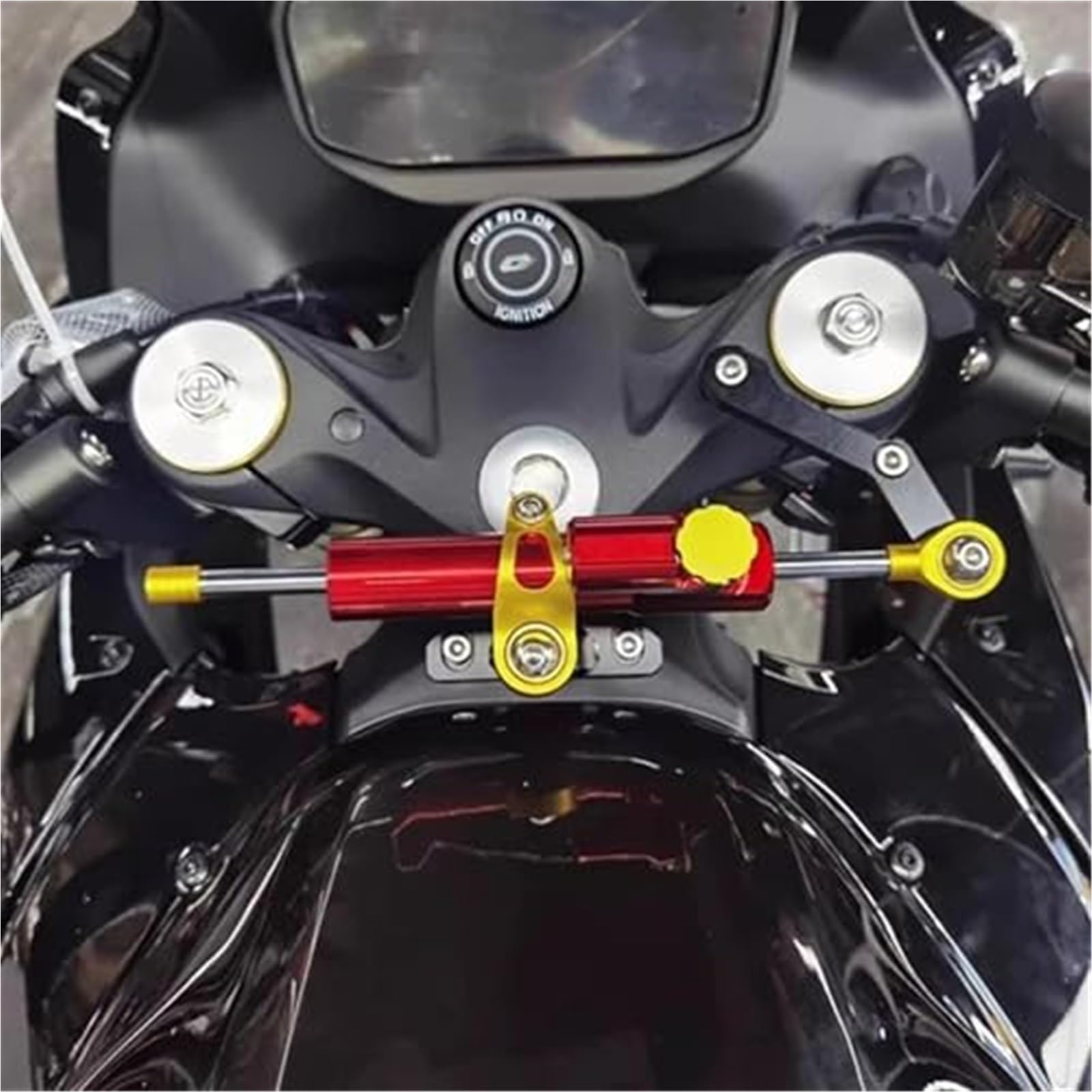 For amortiguadores de Scooter eléctrico Dualtron, Spider Raptor2 Eagel Pro Amortiguador de dirección para Patinete eléctrico(Black Blue Black5)