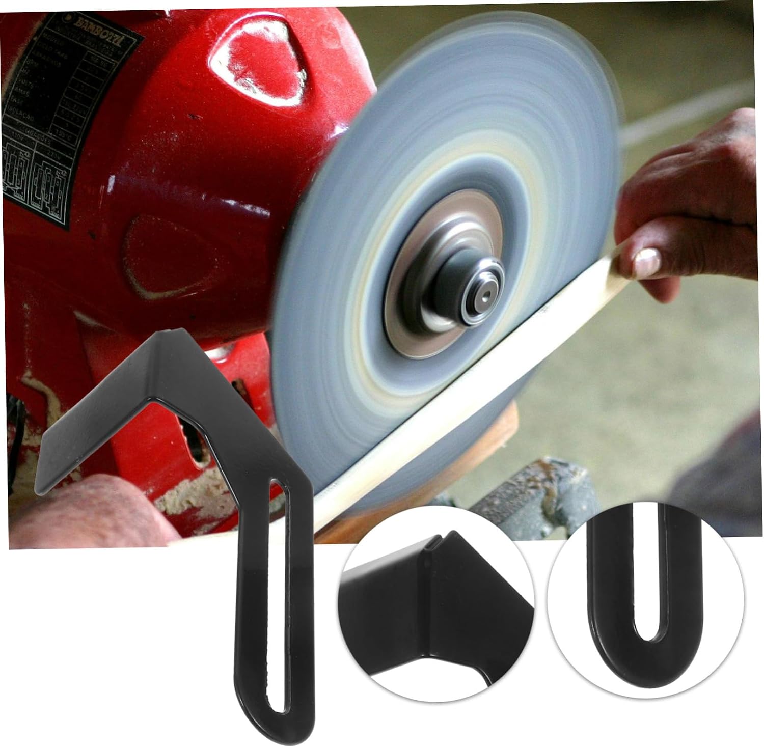 Tool Holder Iron Stand for Grinder Bracket for Desktop Grinder Stand Random Color