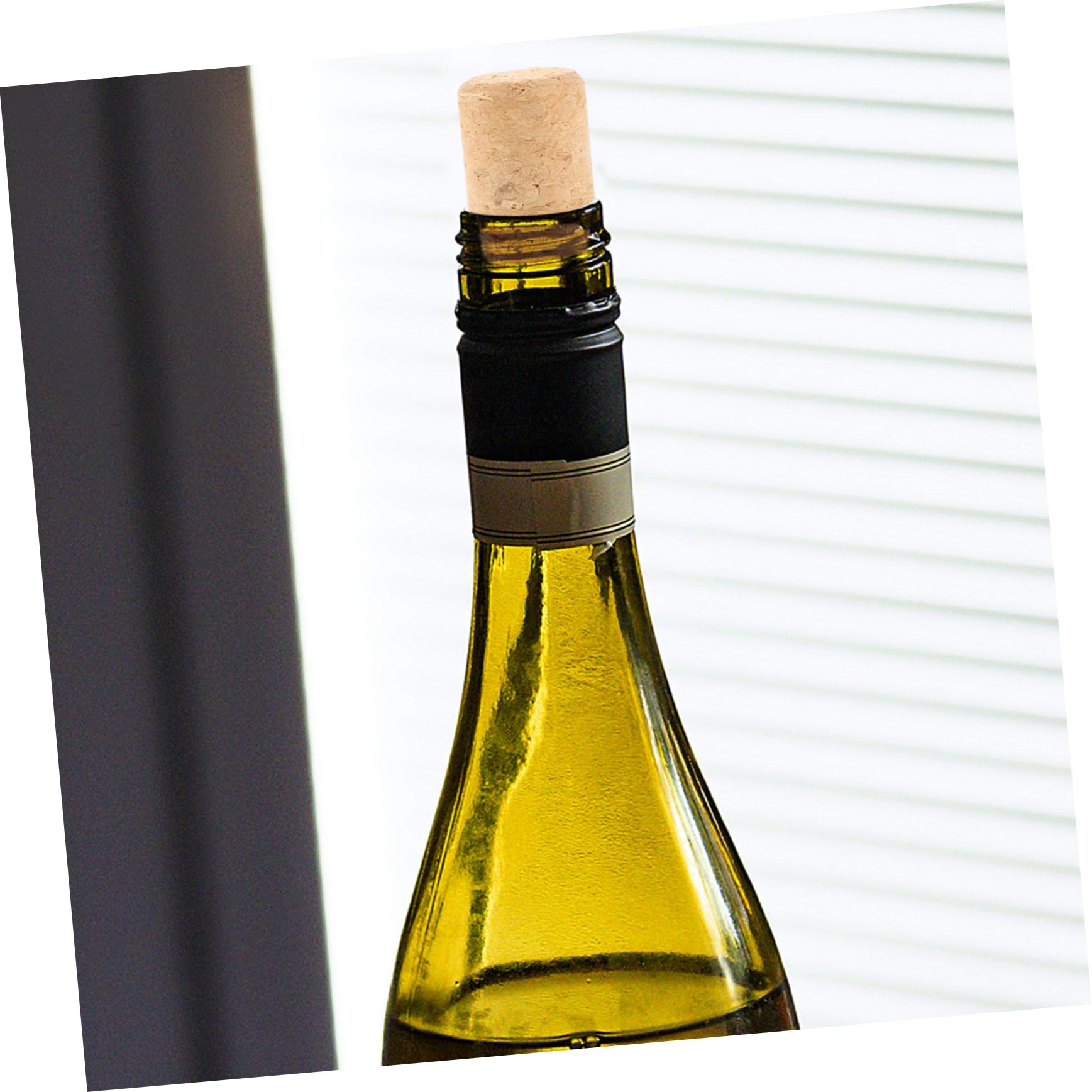 Luxshiny 20pcs Reusable Wine Bottle Corks Synthetic Stoppers for Wine Preservation Fits Bottles