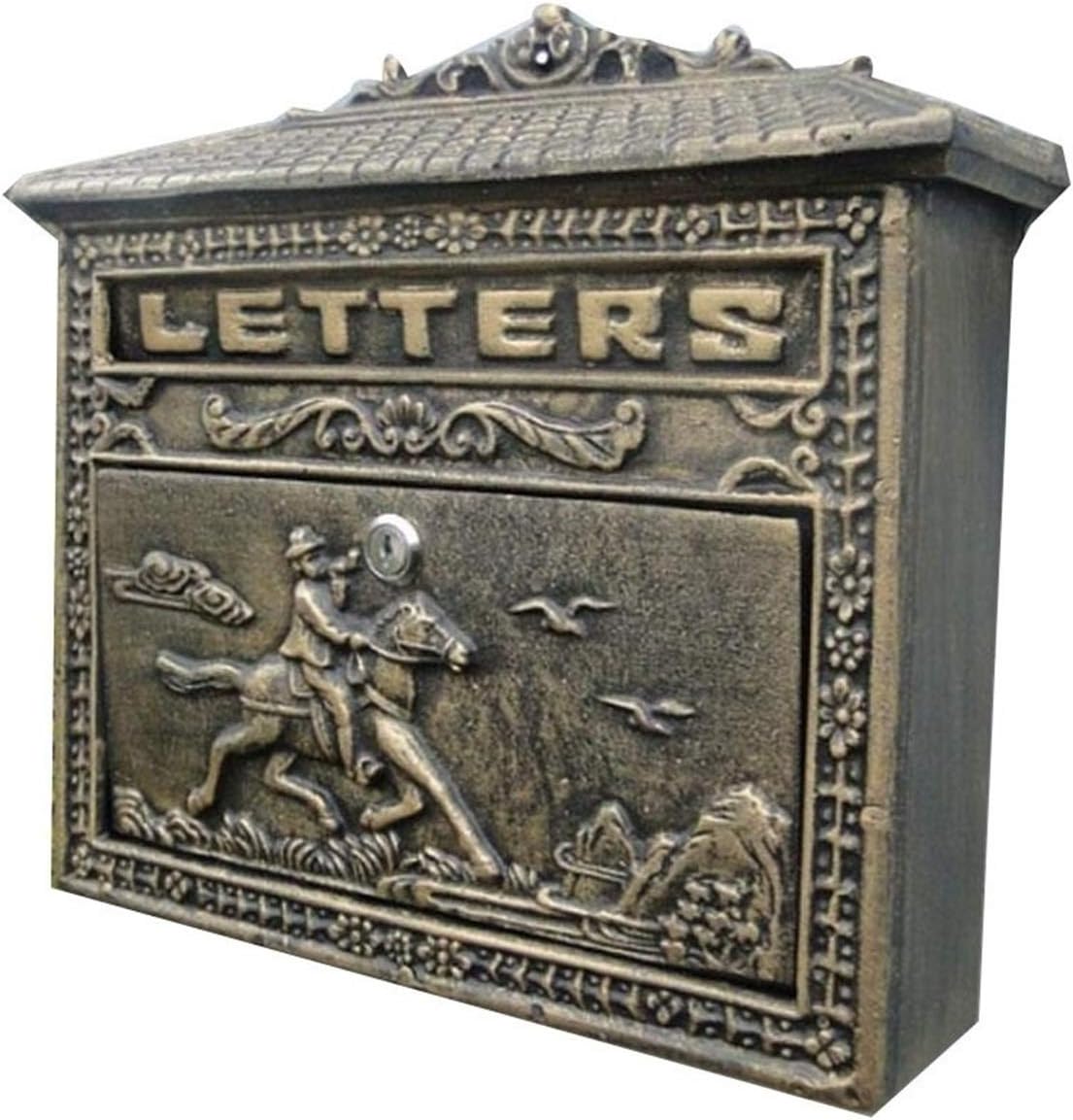 Mailbox WallMount Mailboxes Mailboxes Large Capacity Cast Aluminum