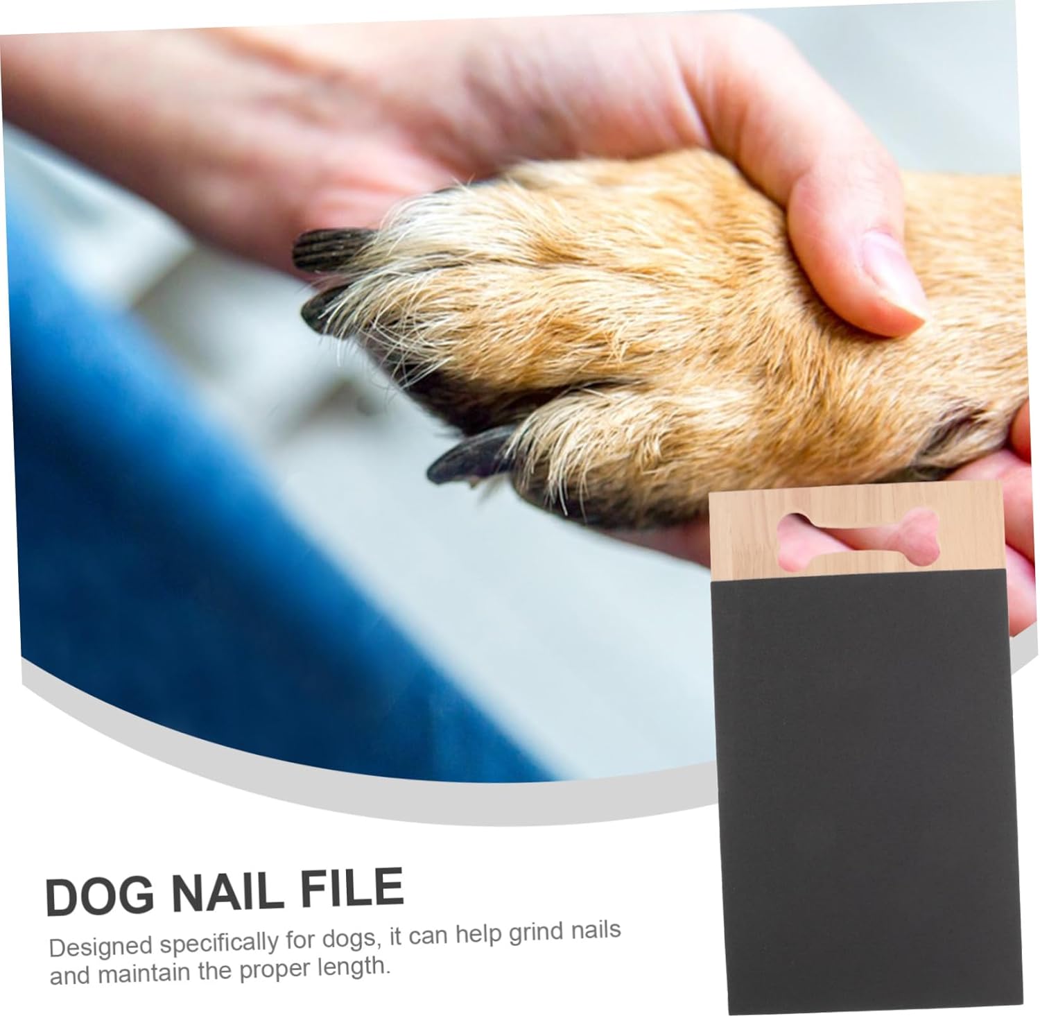 Wooden Dog Nail Scratching Pad Durable Pet Scratch Board for Nail Care Multi-Purpose Claw Grinder Safe and Wear-Resistant Design for Healthy Grooming