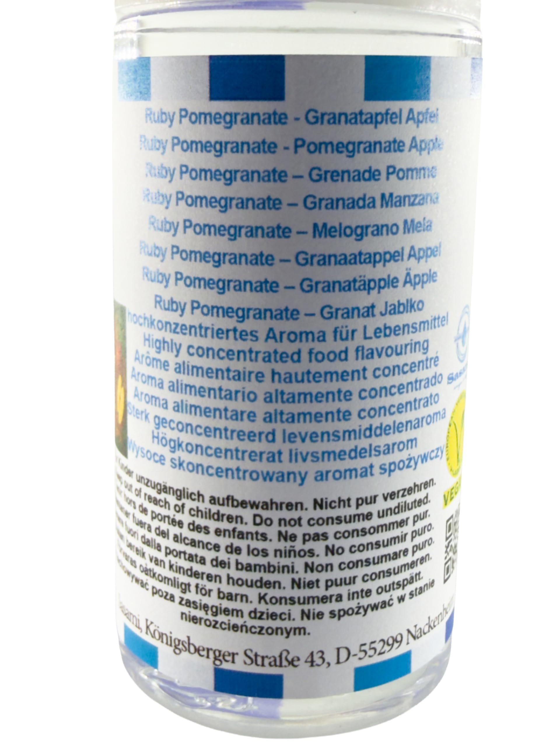 Ruby Pomegranate - Granat Jabłko Aromat Koncentrat - Wegański - Sasami - 100ml