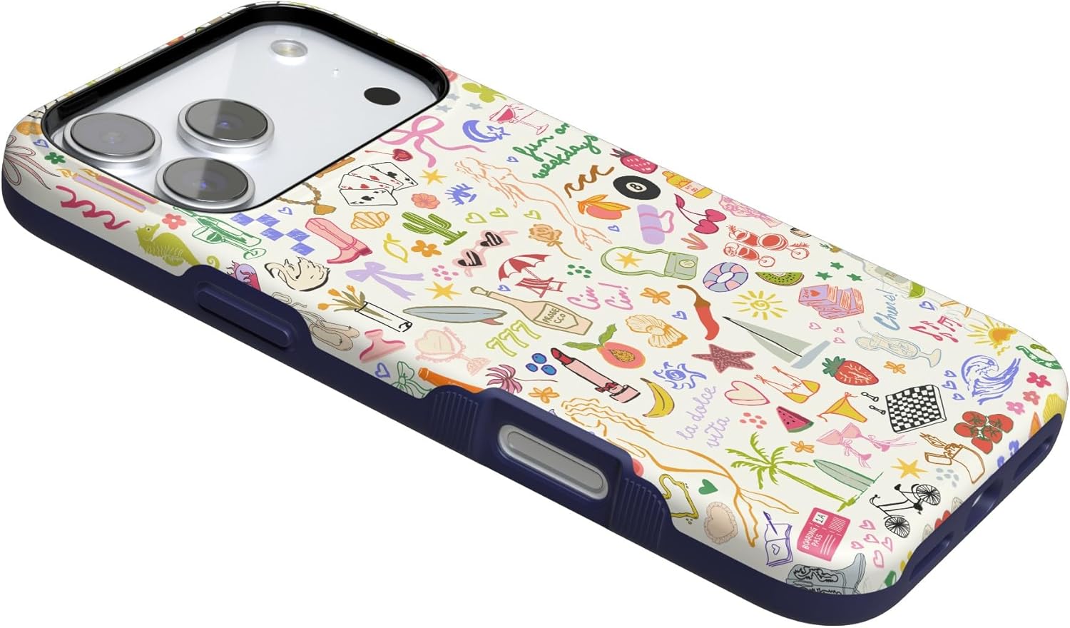 Casely iPhone 17 Pro Max Case | All The Fun Things | Fun on Weekdays | Bold Protective Design | Compatible with MagSafe