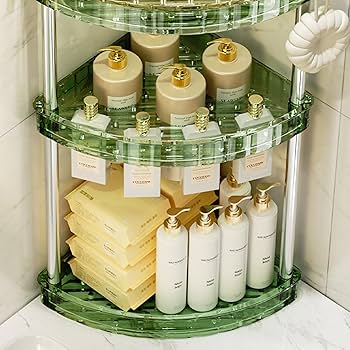 パスタポットラック＆3段スパイスラック　ウォルナットxエメラルドグリーン tower】スリムスパイスラック タワー 4段 (ブラック): 周辺小物