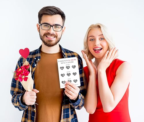 Vista 10 de Divertidas tarjetas de San Valentín para ella, él, tarjetas traviesas de San Valentín, tarjetas de felicitación de cumpleaños con sobre para novio