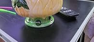 DNE Inc. 32oz Ceramic Tiki Bowl - Volcano Style, Hand Wash Only, Polynesian Drink Server