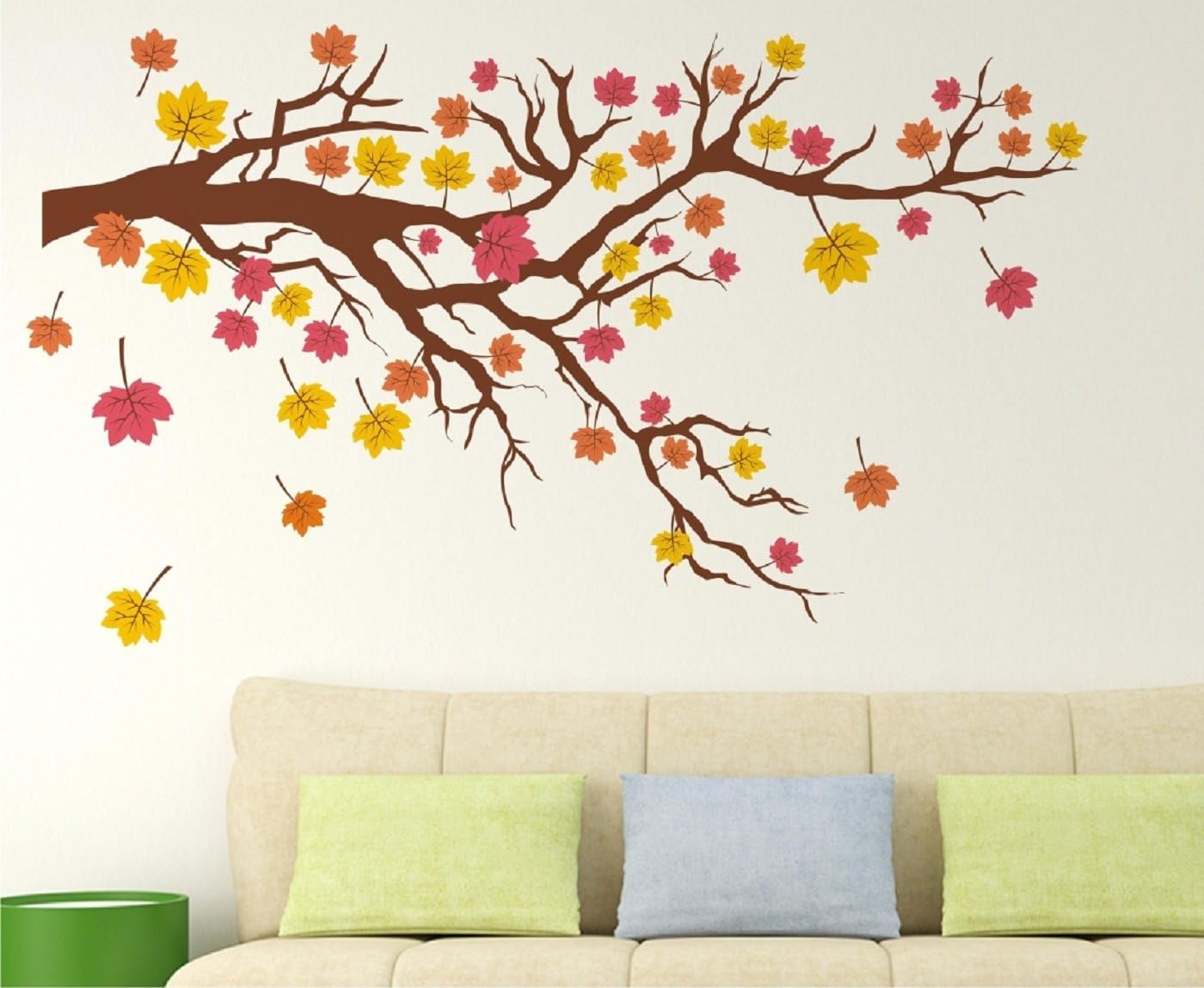 Wallstick Brown Big Long Tree (Vinyl 160 cm x 135 cm)