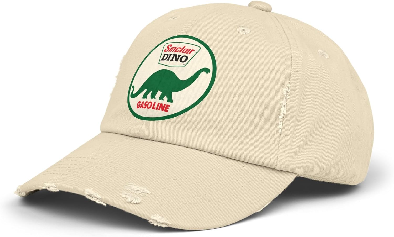 Retro Vintage Sinclair Dino Unisex Distressed Cap